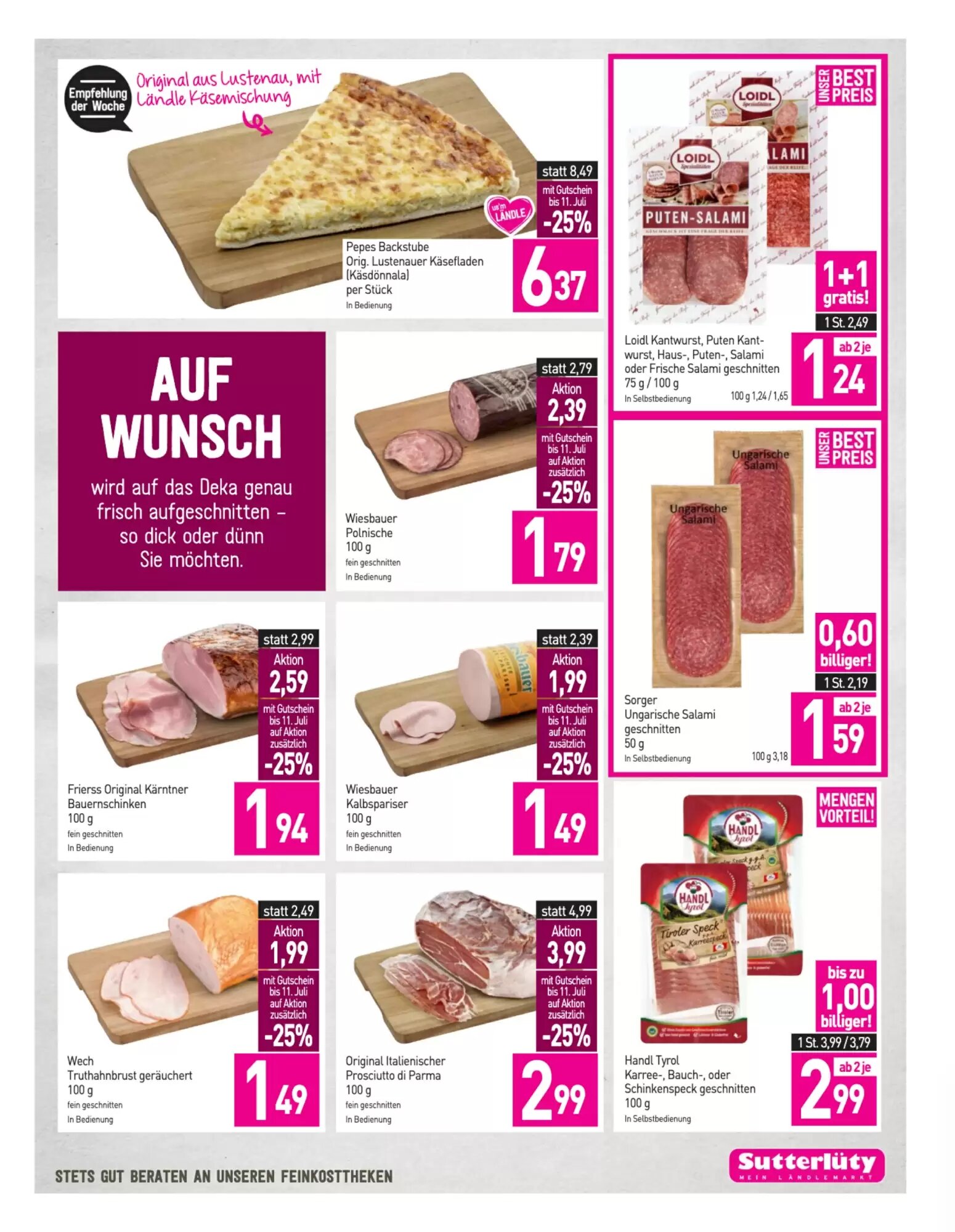 Sutterlüty Flugblatt (ab 09.07.2026) - Angebote und Prospekt - Seite 3