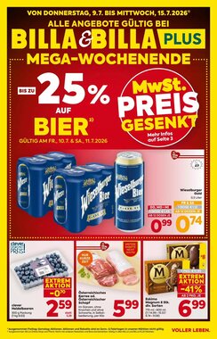 Billa Flugblatt (ab 09.07.2026) - Angebote und Prospekt