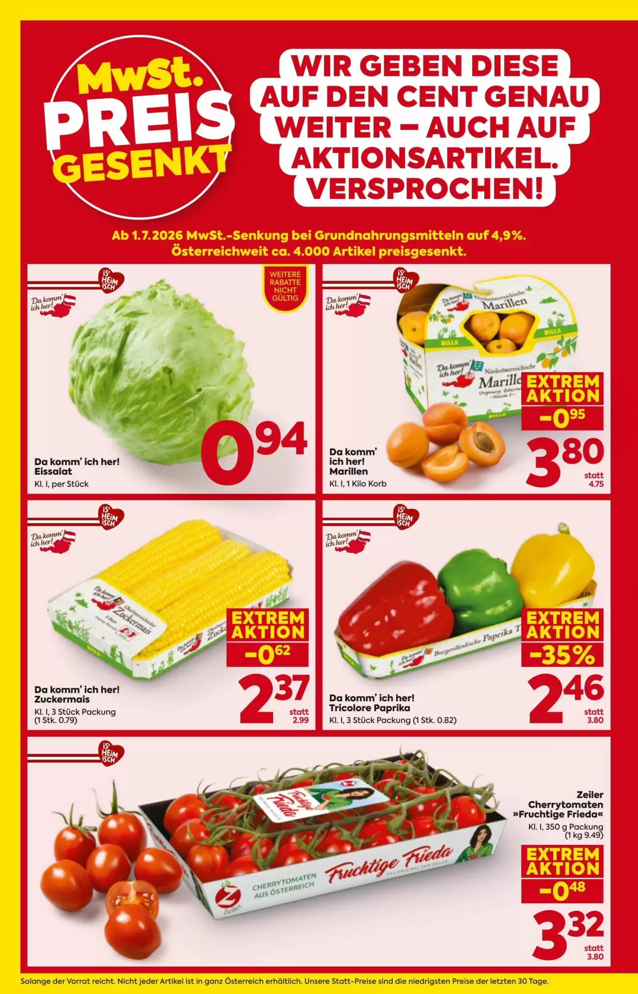 Billa Flugblatt (ab 09.07.2026) - Angebote und Prospekt - Seite 4