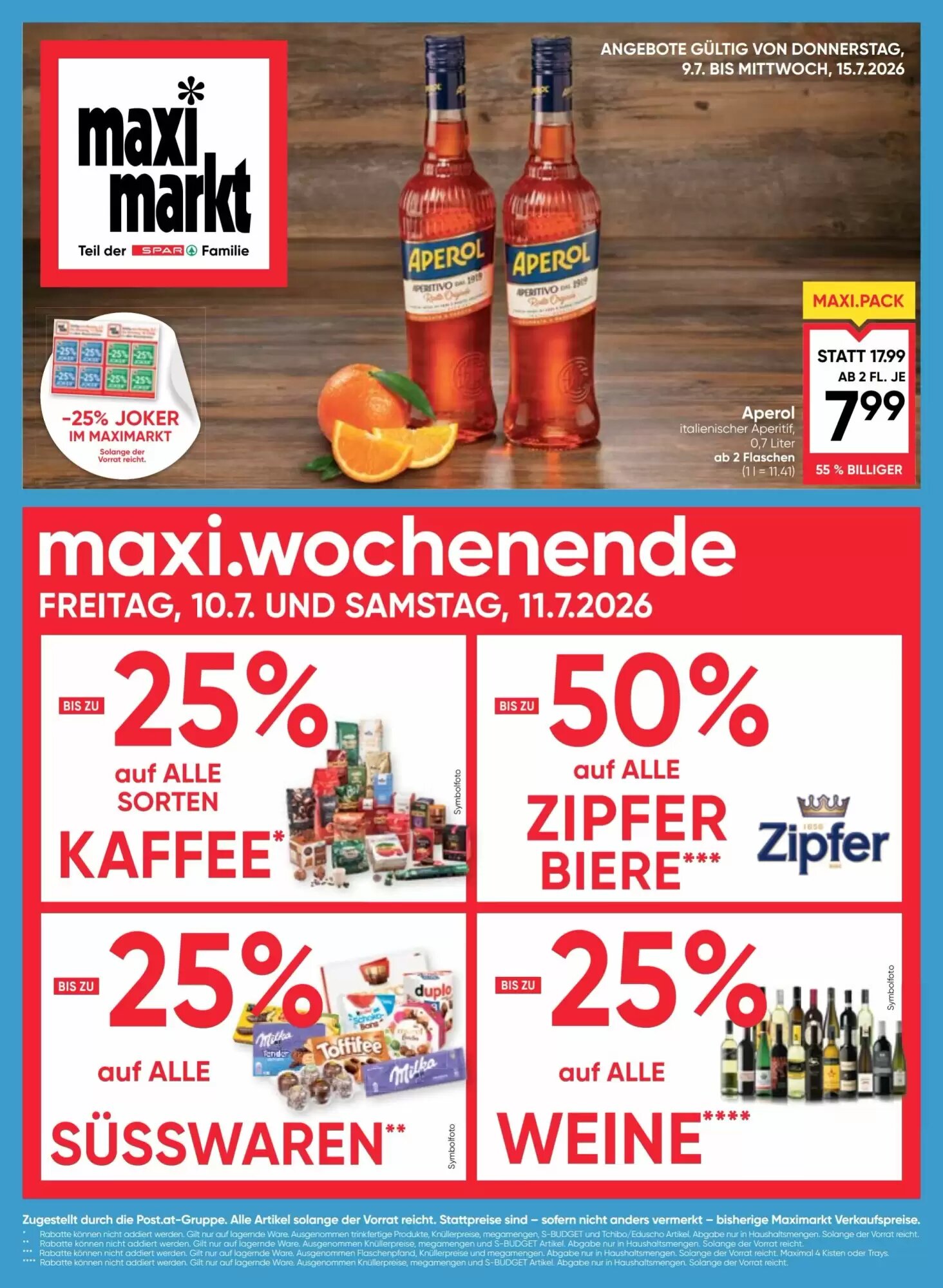 Maximarkt Flugblatt (ab 09.07.2026) - Angebote und Prospekt - Seite 1