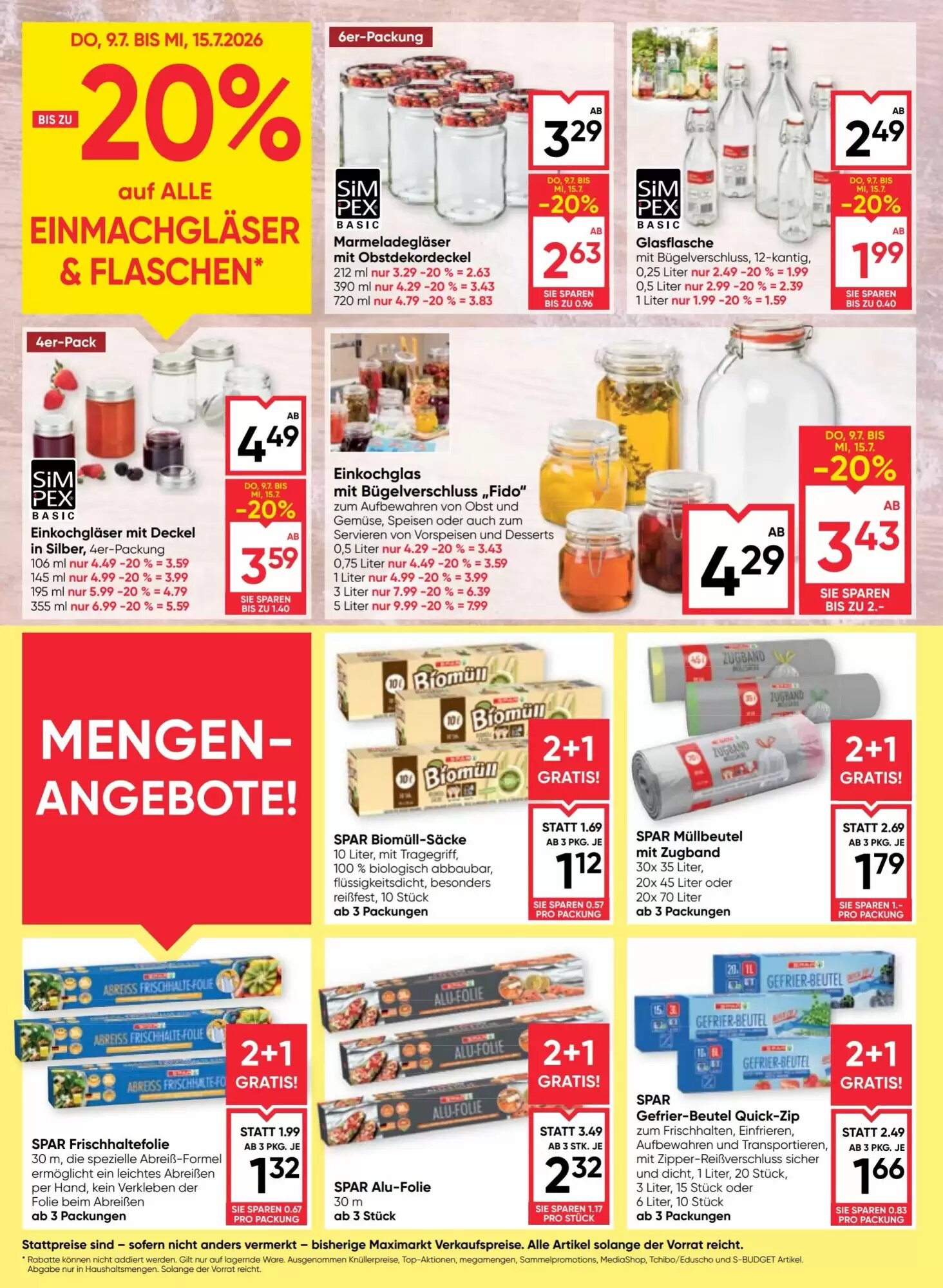 Maximarkt Flugblatt (ab 09.07.2026) - Angebote und Prospekt - Seite 16