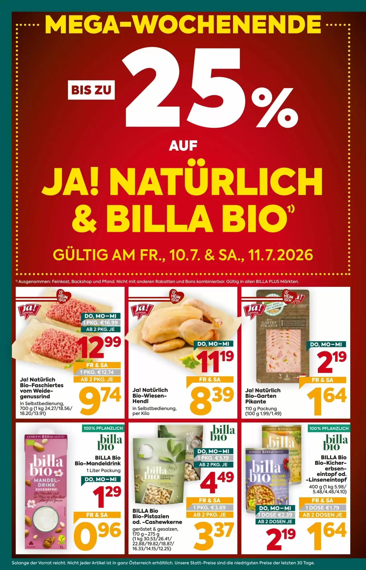 Billa Flugblatt (ab 09.07.2026) - Angebote und Prospekt - Seite 2