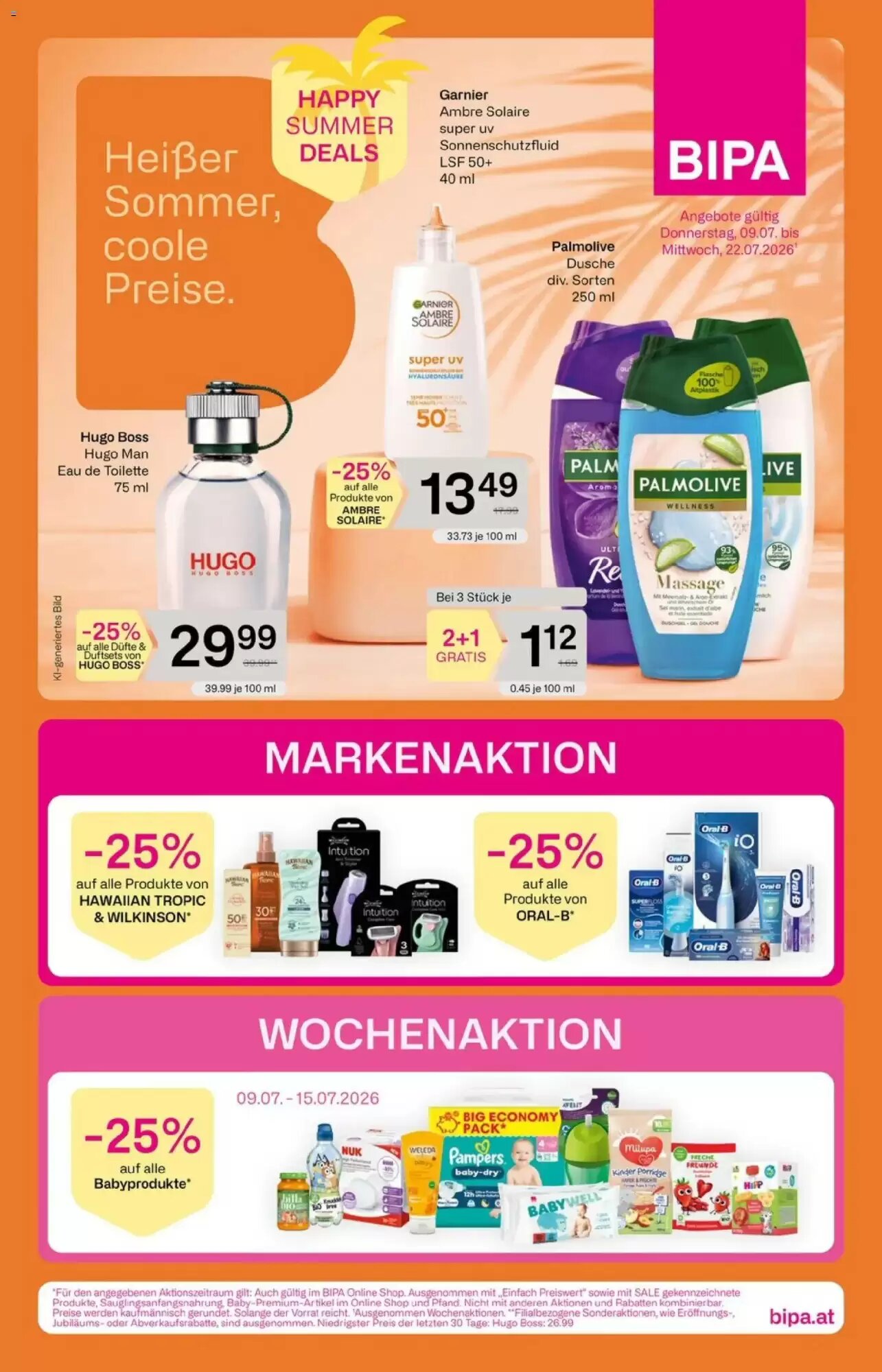 Bipa Flugblatt (ab 09.07.2026) - Angebote und Prospekt - Seite 1