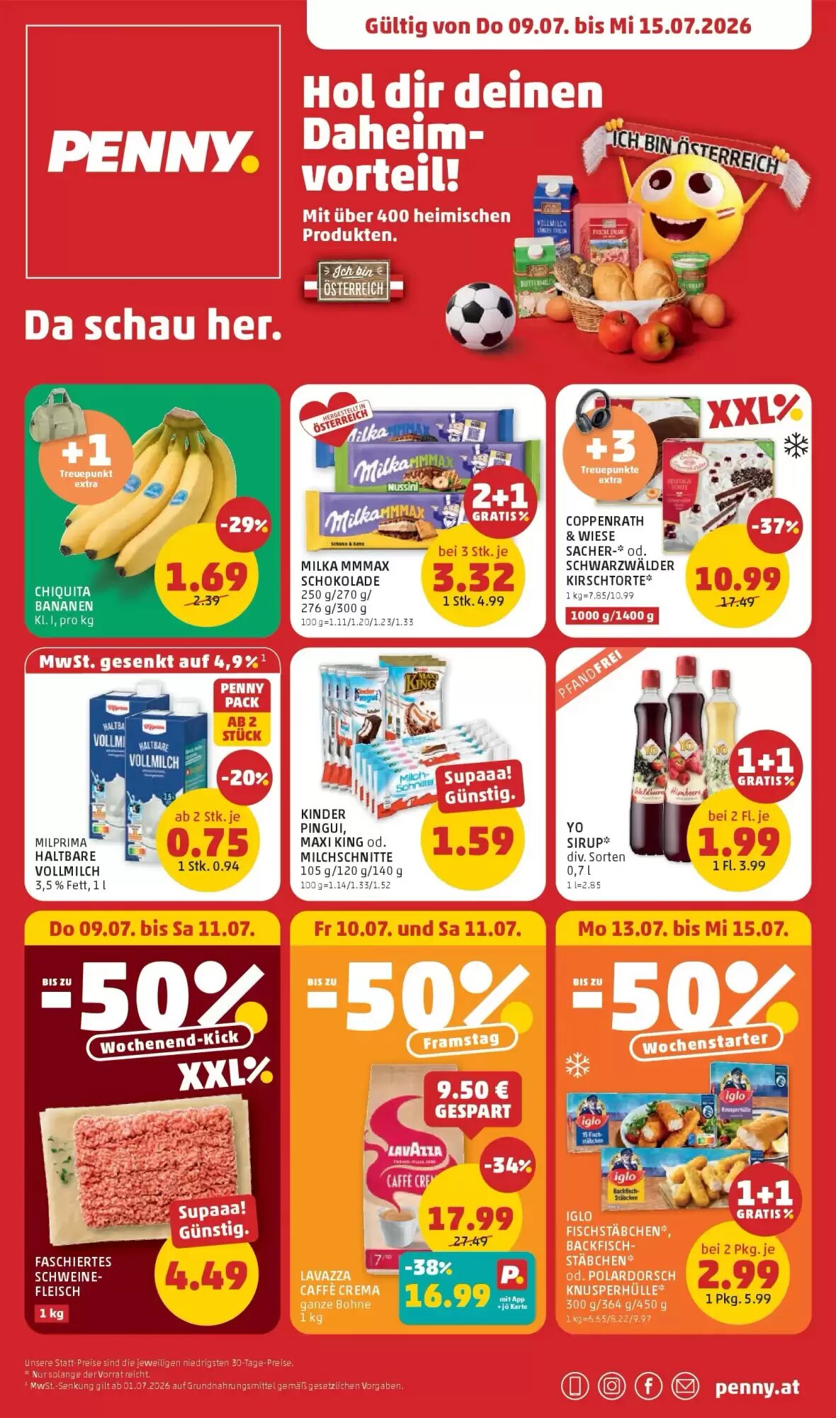 PENNY Flugblatt (ab 09.07.2026) - Angebote und Prospekt - Seite 1
