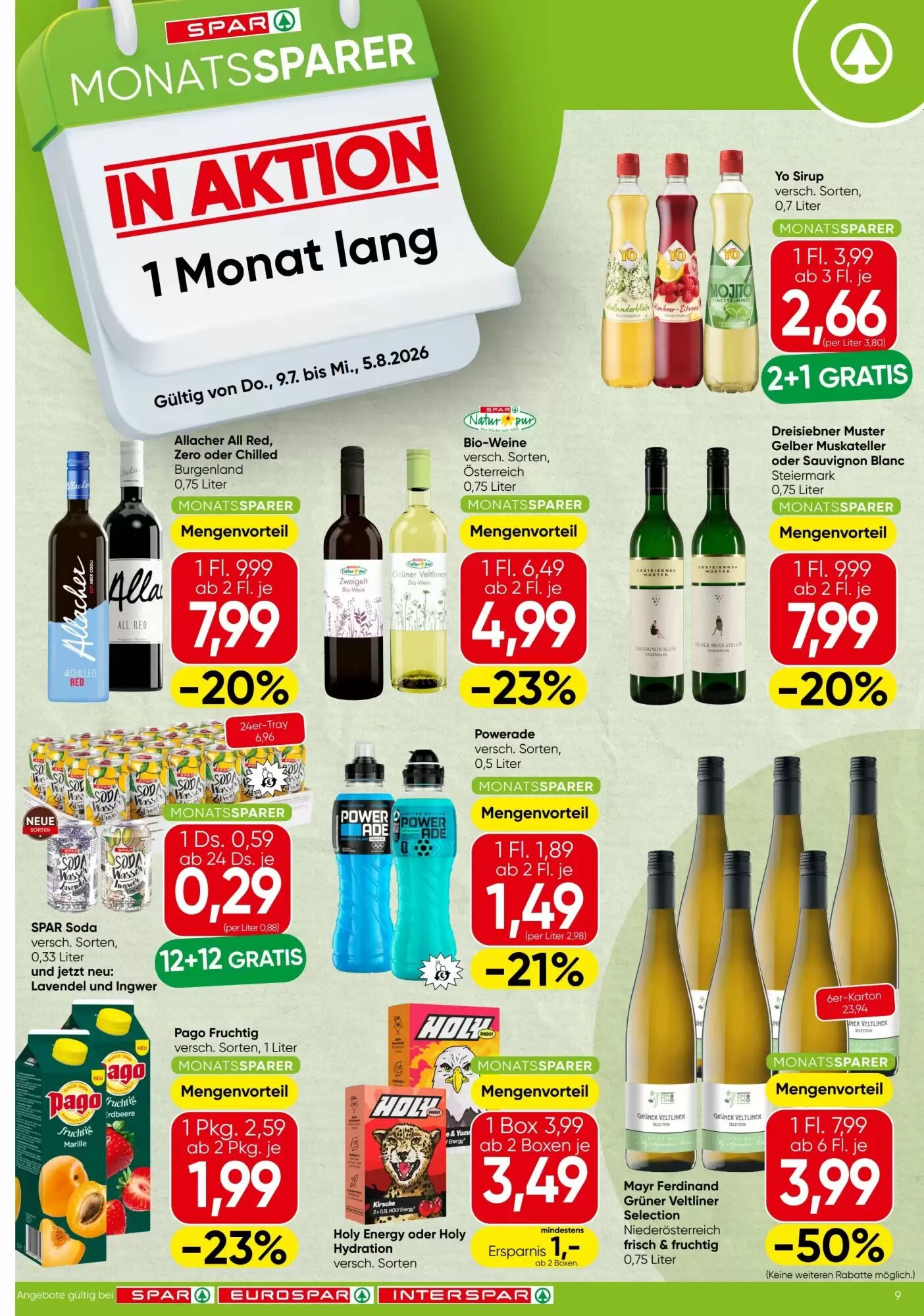 Interspar Flugblatt (ab 09.07.2026) - Angebote und Prospekt - Seite 9