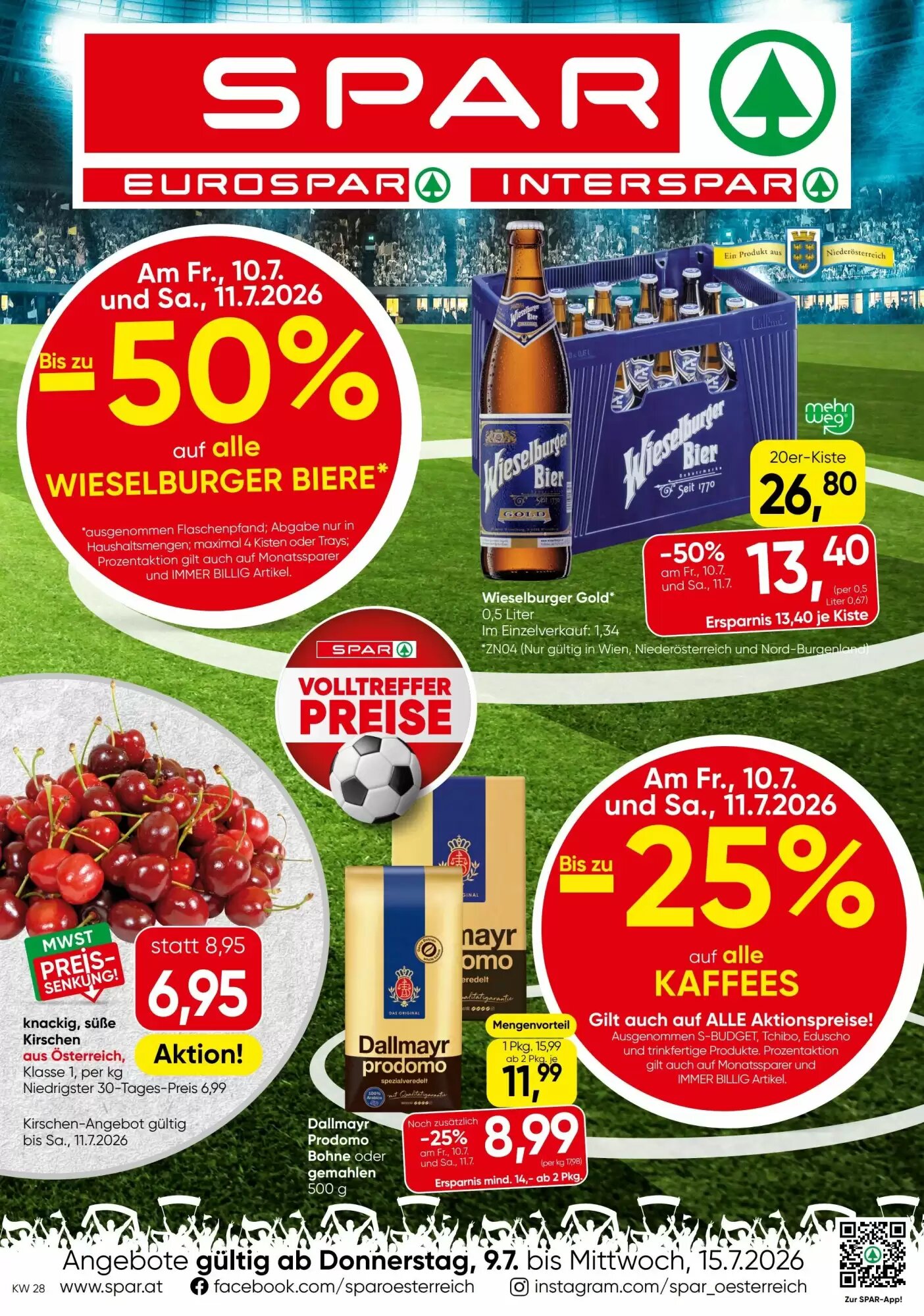 Eurospar Flugblatt (ab 09.07.2026) - Angebote und Prospekt - Seite 1