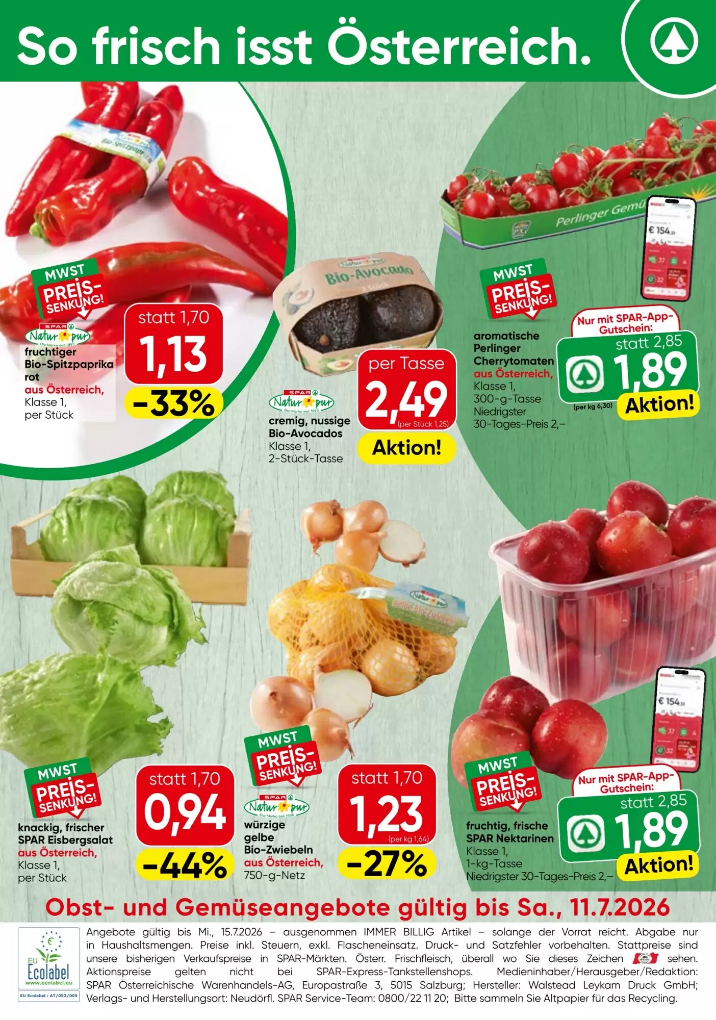 Spar Flugblatt (ab 09.07.2026) - Angebote und Prospekt - Seite 16