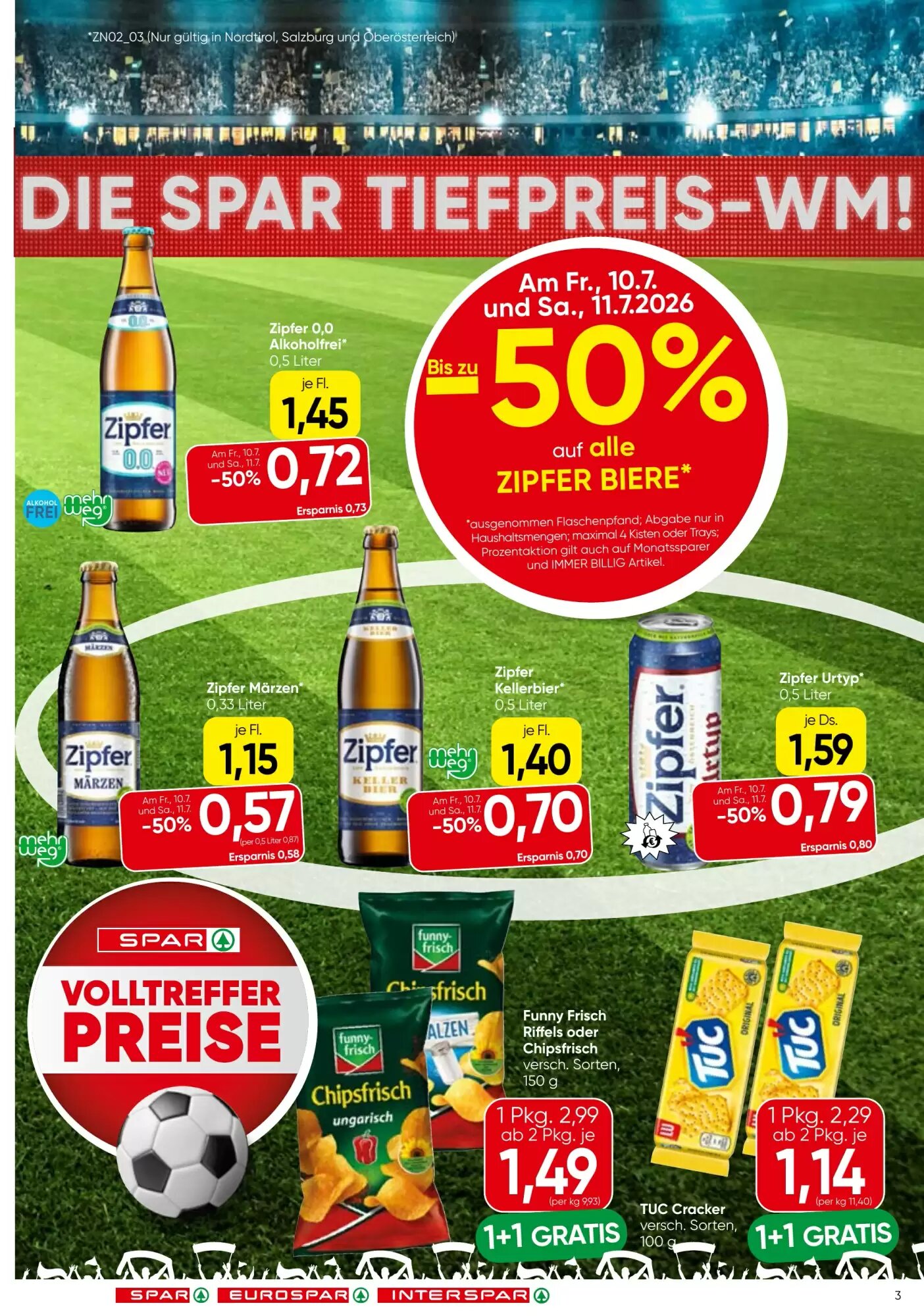 Spar Flugblatt (ab 09.07.2026) - Angebote und Prospekt - Seite 3