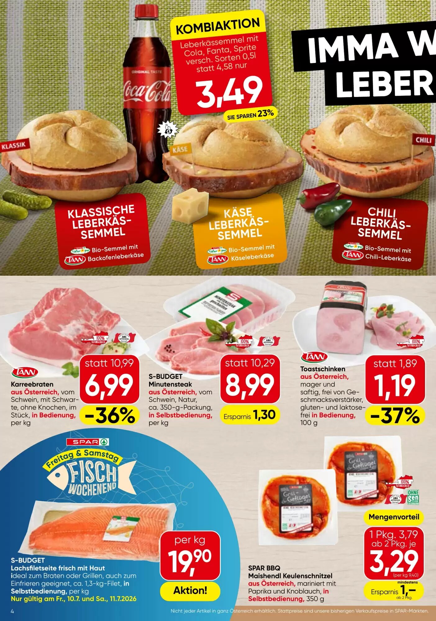 Spar Flugblatt (ab 09.07.2026) - Angebote und Prospekt - Seite 4