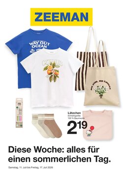Zeeman Flugblatt (ab 11.07.2026) - Angebote und Prospekt