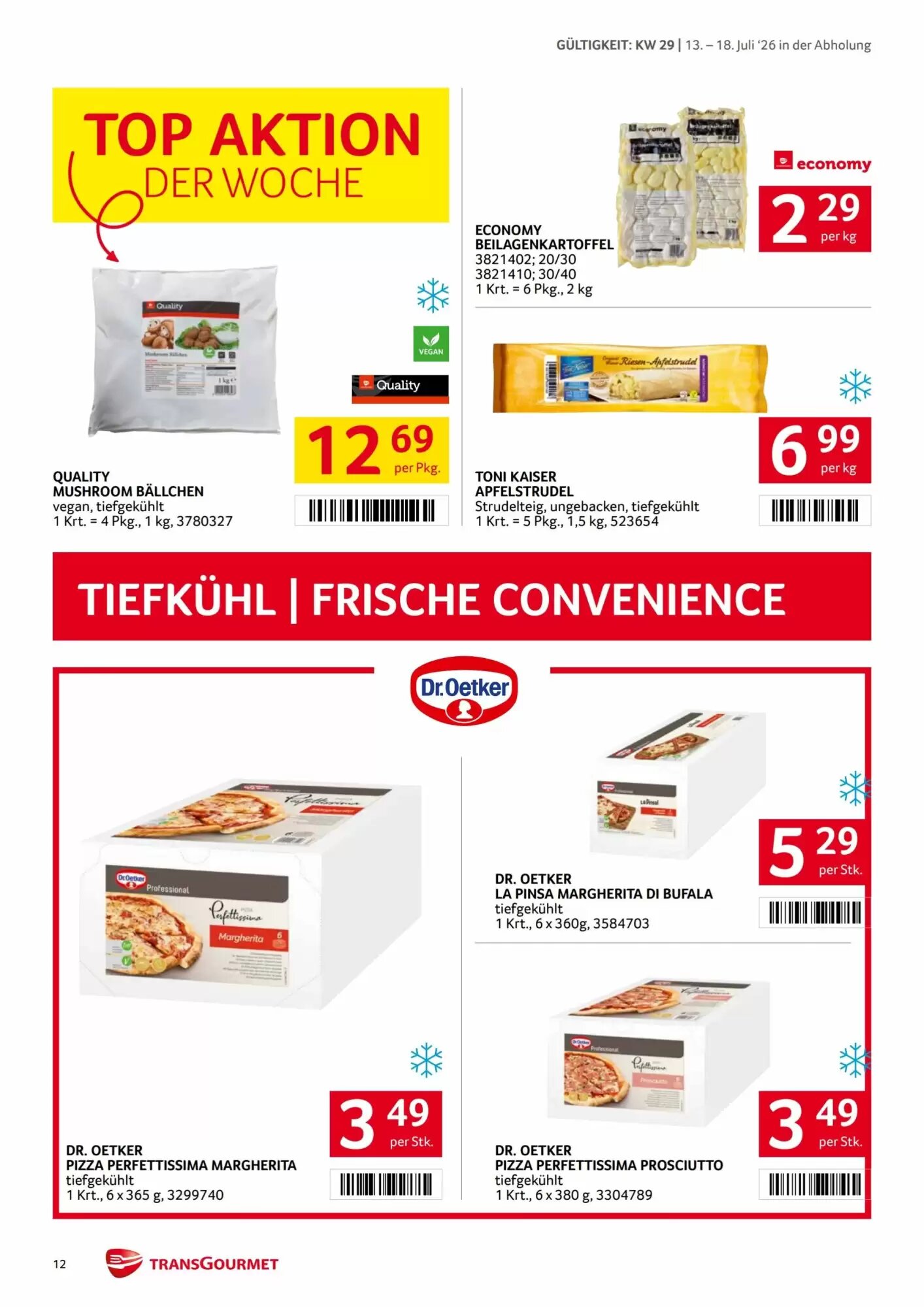Transgourmet Flugblatt (ab 13.07.2026) - Angebote und Prospekt - Seite 12