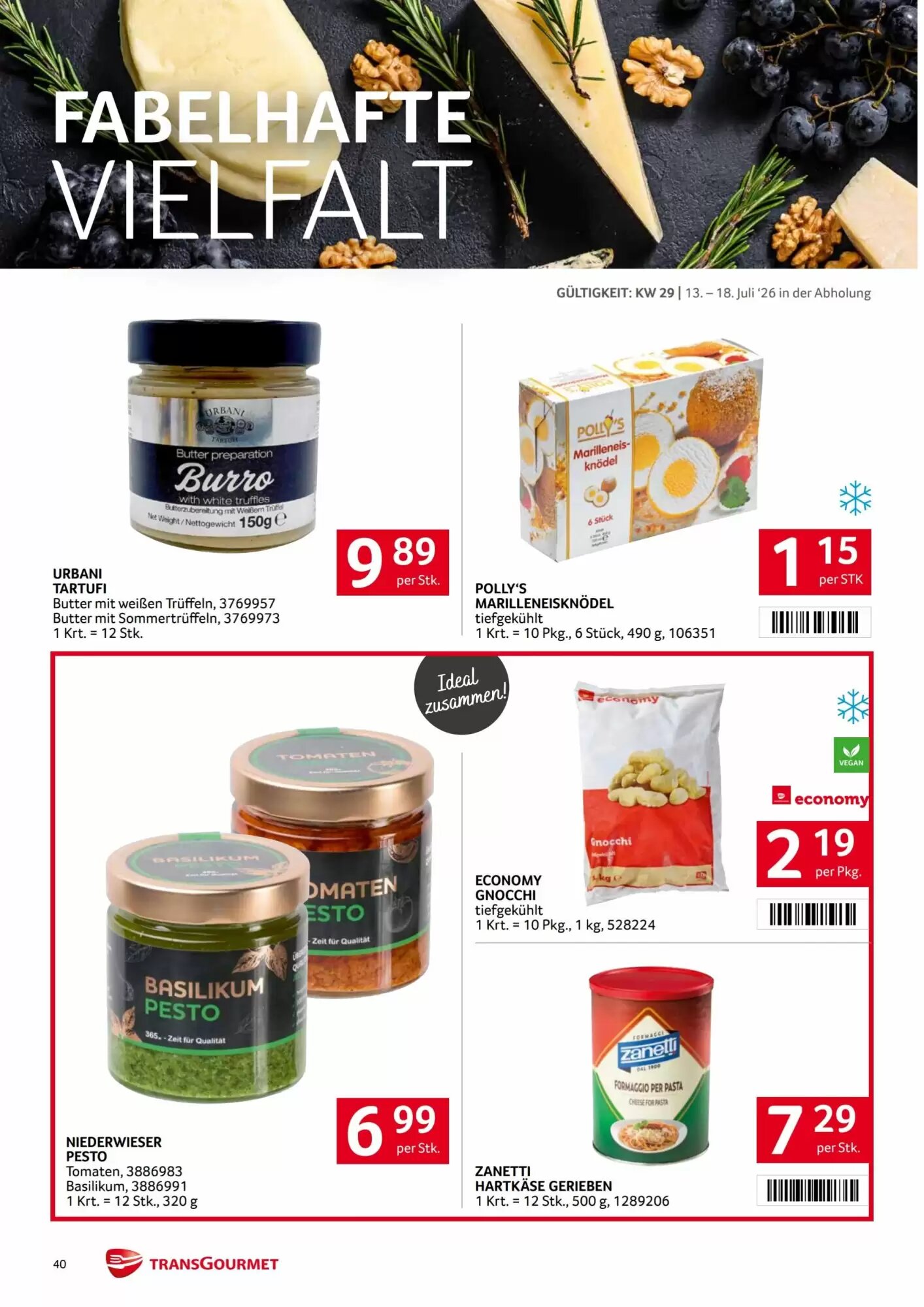 Transgourmet Flugblatt (ab 13.07.2026) - Angebote und Prospekt - Seite 40
