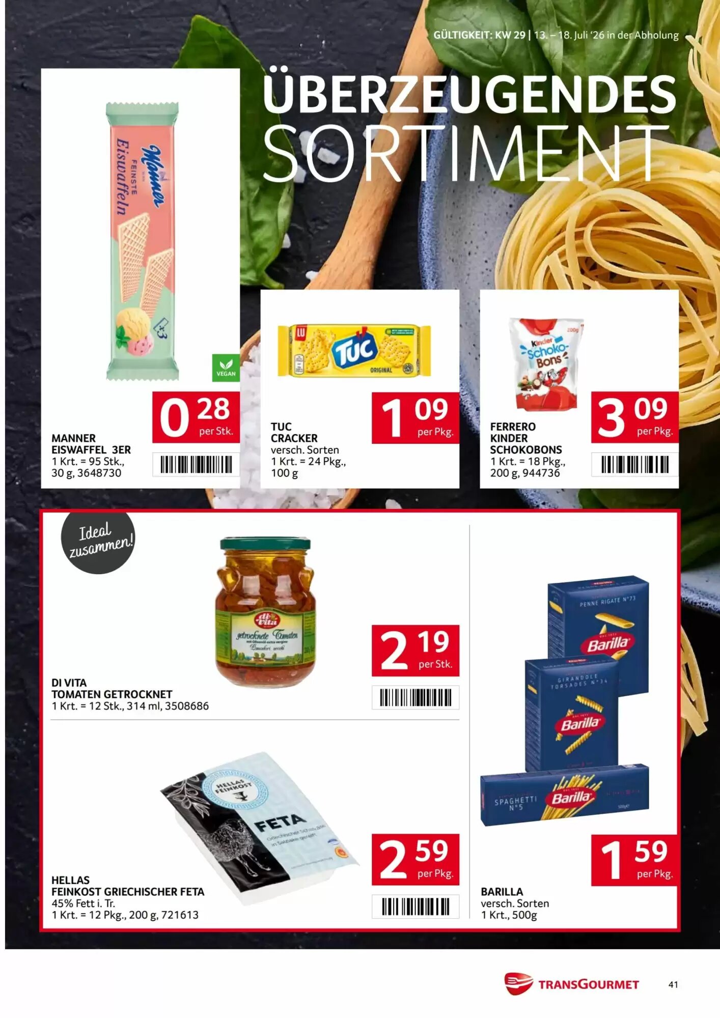 Transgourmet Flugblatt (ab 13.07.2026) - Angebote und Prospekt - Seite 41