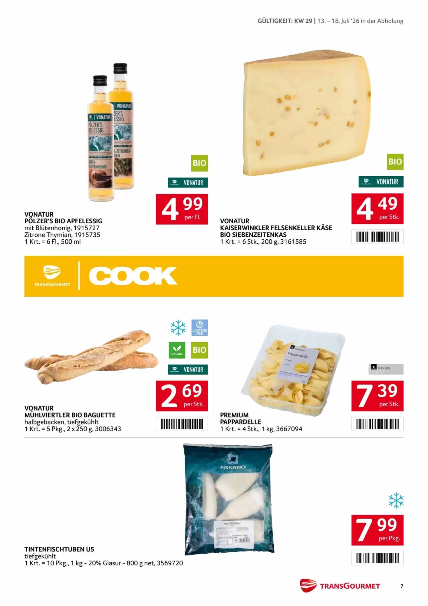 Transgourmet Flugblatt (ab 13.07.2026) - Angebote und Prospekt - Seite 7