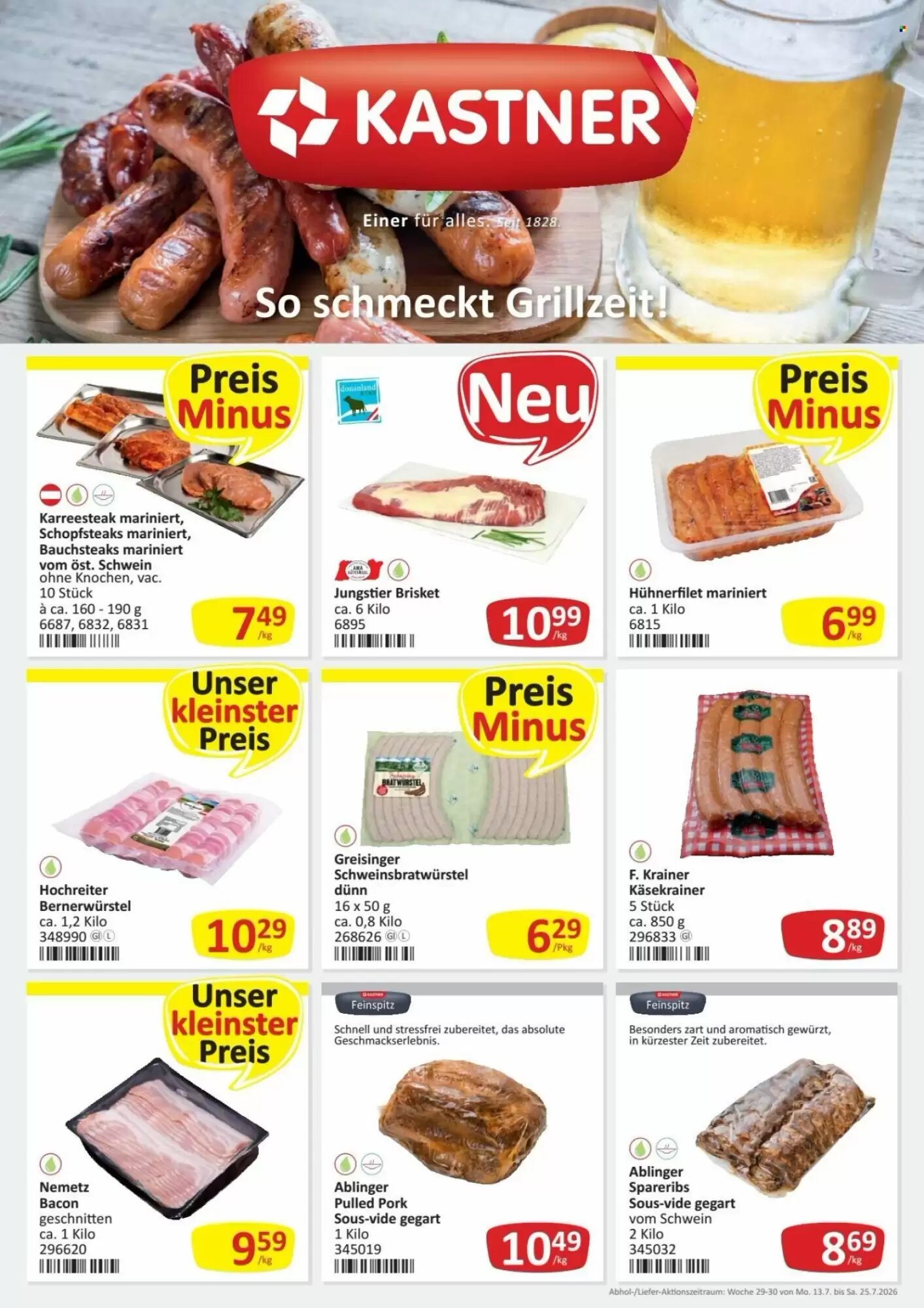 Kastner Flugblatt (ab 13.07.2026) - Angebote und Prospekt - Seite 1