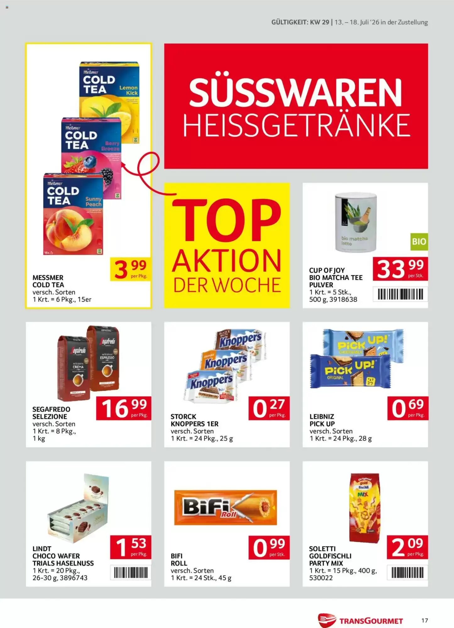Transgourmet Flugblatt (ab 13.07.2026) - Angebote und Prospekt - Seite 17