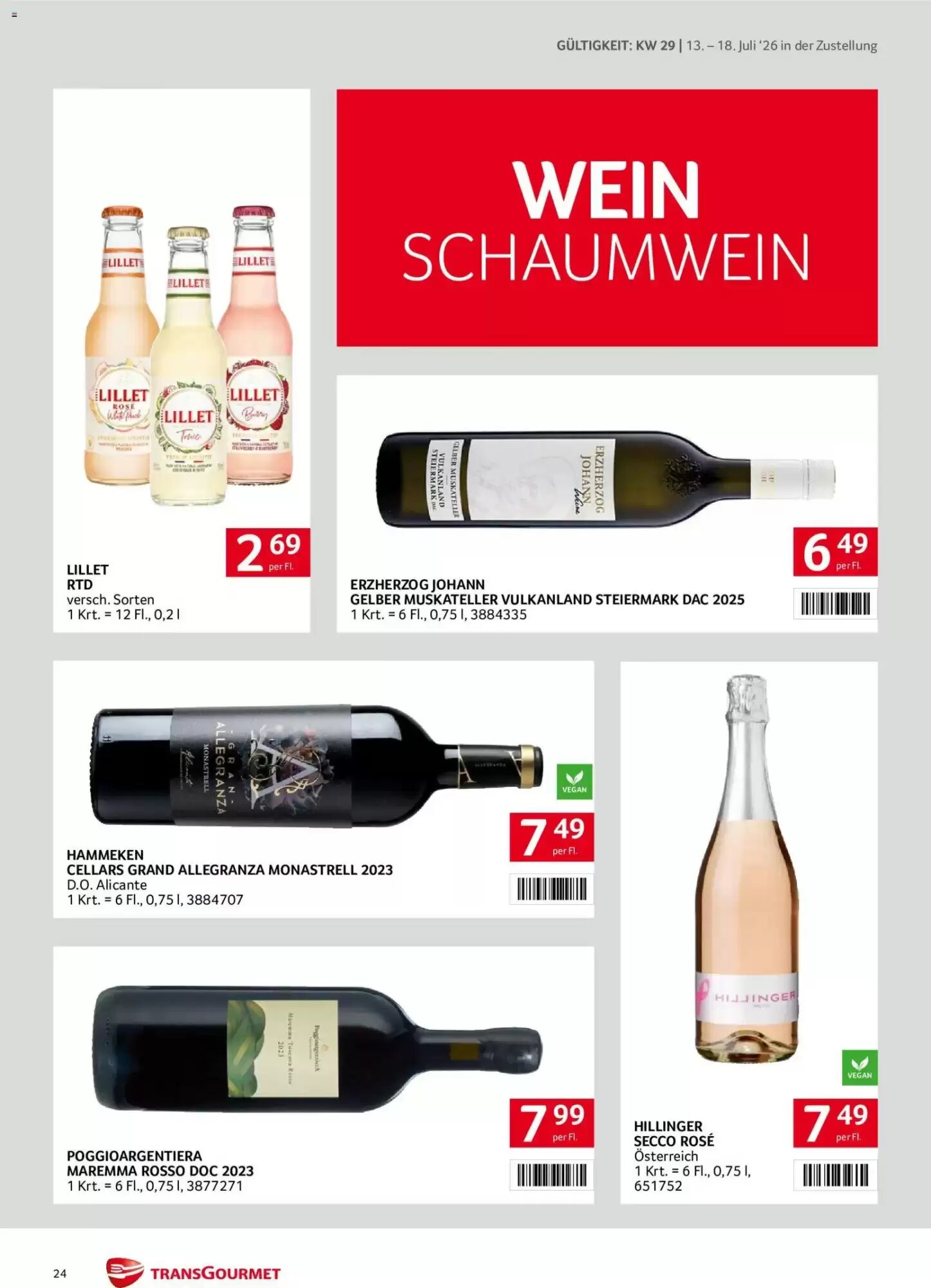 Transgourmet Flugblatt (ab 13.07.2026) - Angebote und Prospekt - Seite 24