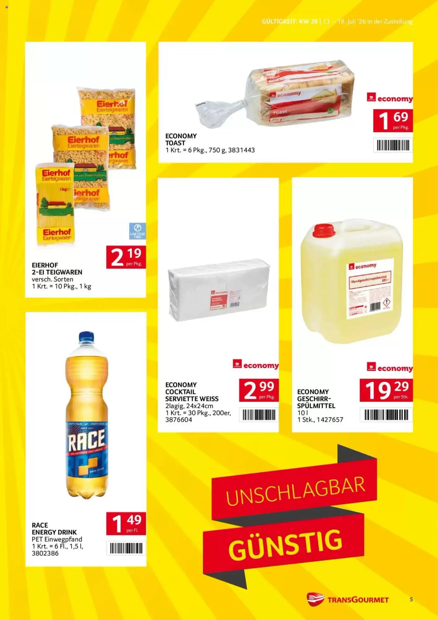 Transgourmet Flugblatt (ab 13.07.2026) - Angebote und Prospekt - Seite 5