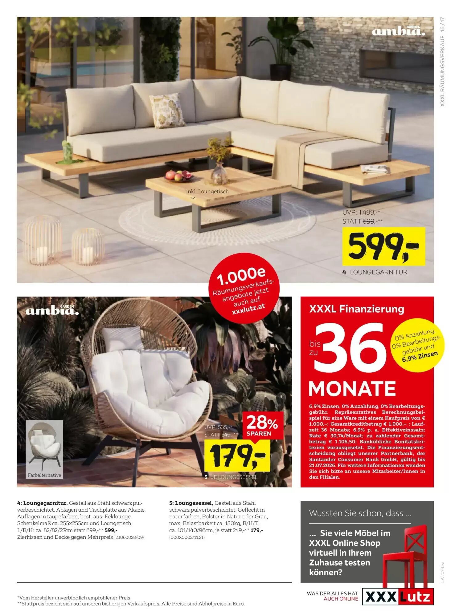 XXXLutz Flugblatt (ab 14.07.2026) - Angebote und Prospekt - Seite 17