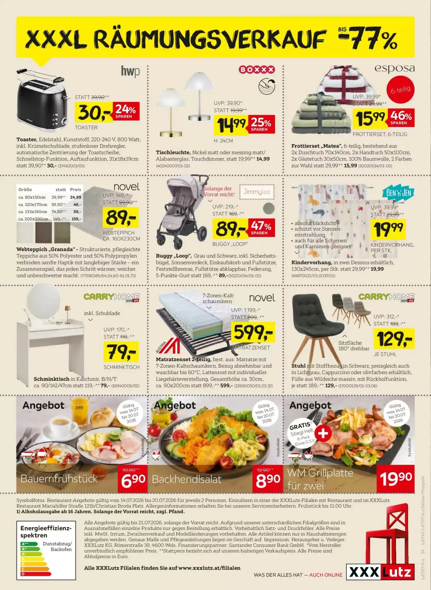 XXXLutz Flugblatt (ab 14.07.2026) - Angebote und Prospekt - Seite 24