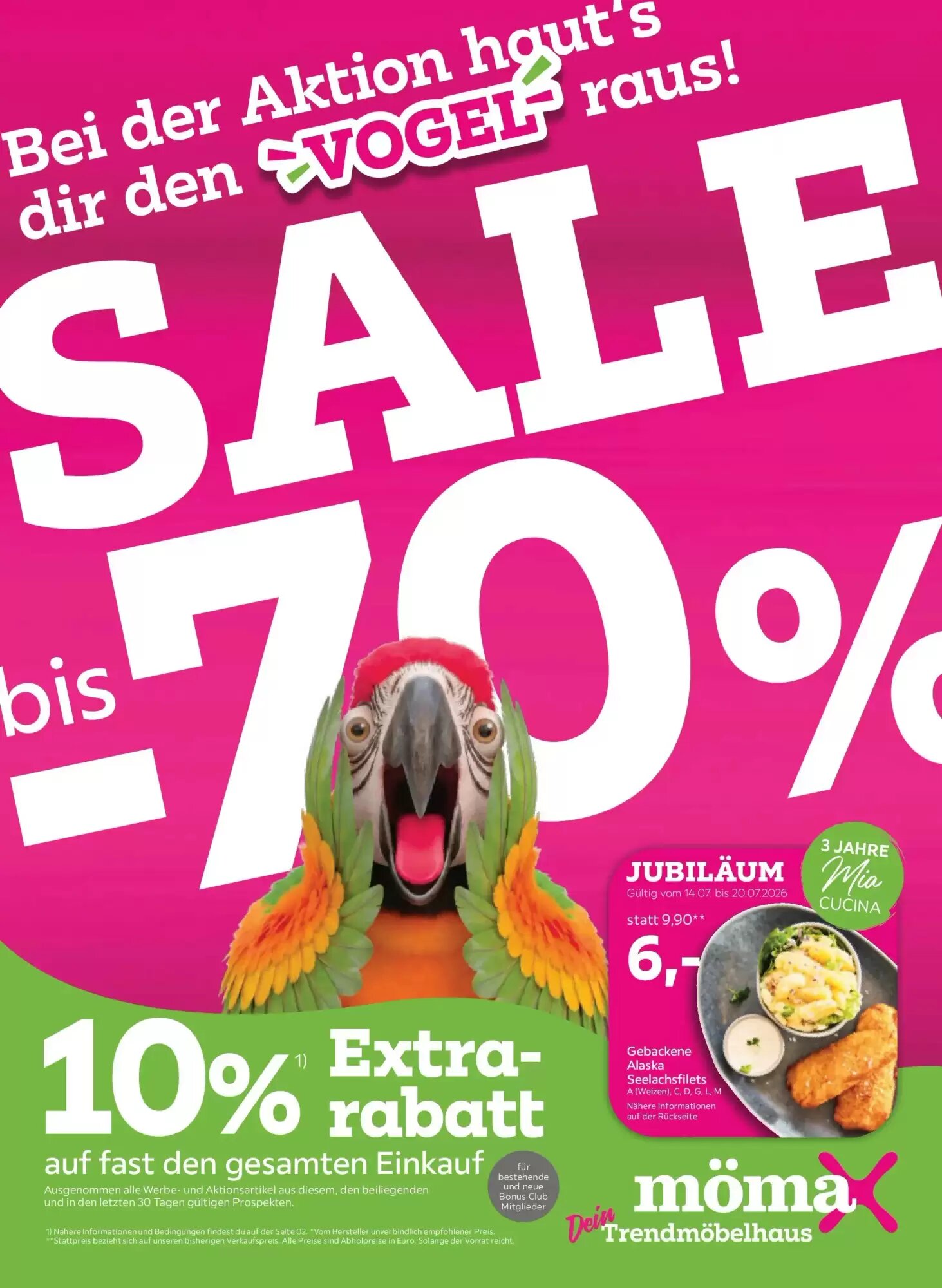 Mömax Flugblatt (ab 14.07.2026) - Angebote und Prospekt - Seite 1