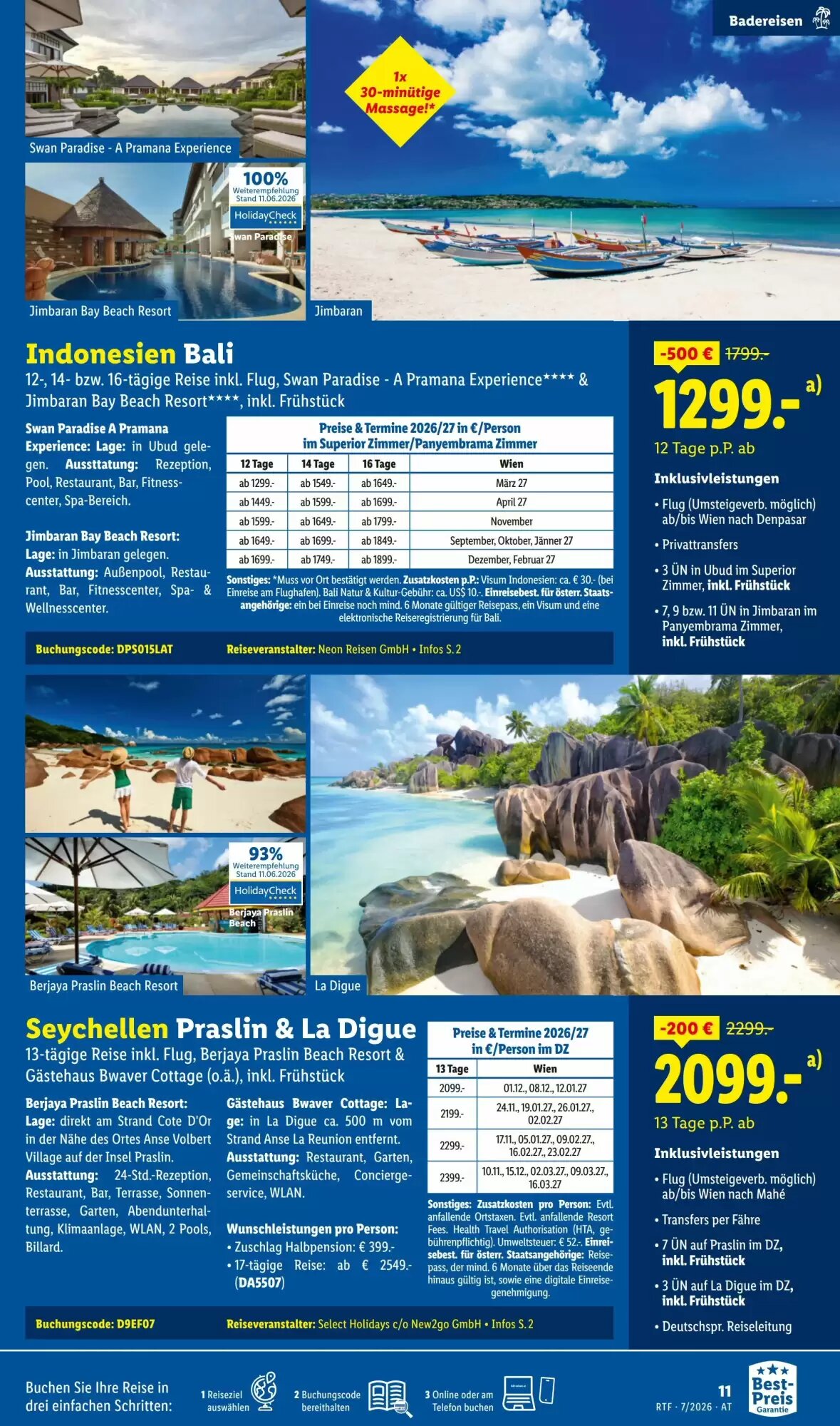Lidl Reisen Flugblatt (ab 15.07.2026) - Angebote und Prospekt - Seite 11