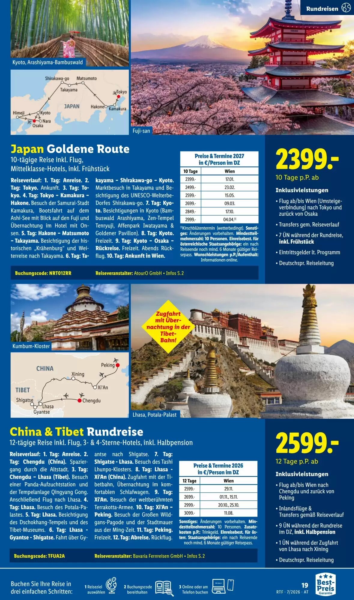 Lidl Reisen Flugblatt (ab 15.07.2026) - Angebote und Prospekt - Seite 19