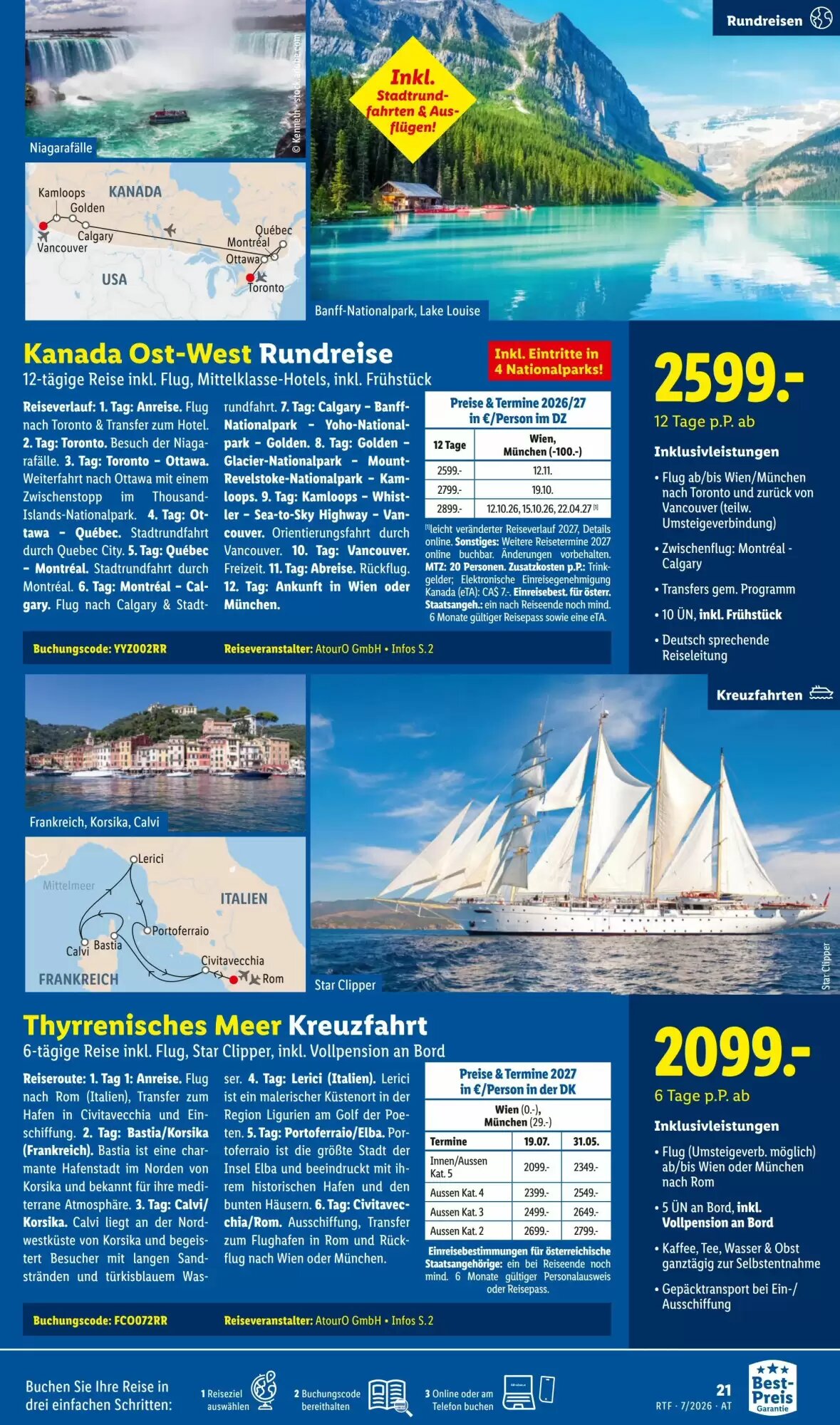 Lidl Reisen Flugblatt (ab 15.07.2026) - Angebote und Prospekt - Seite 21