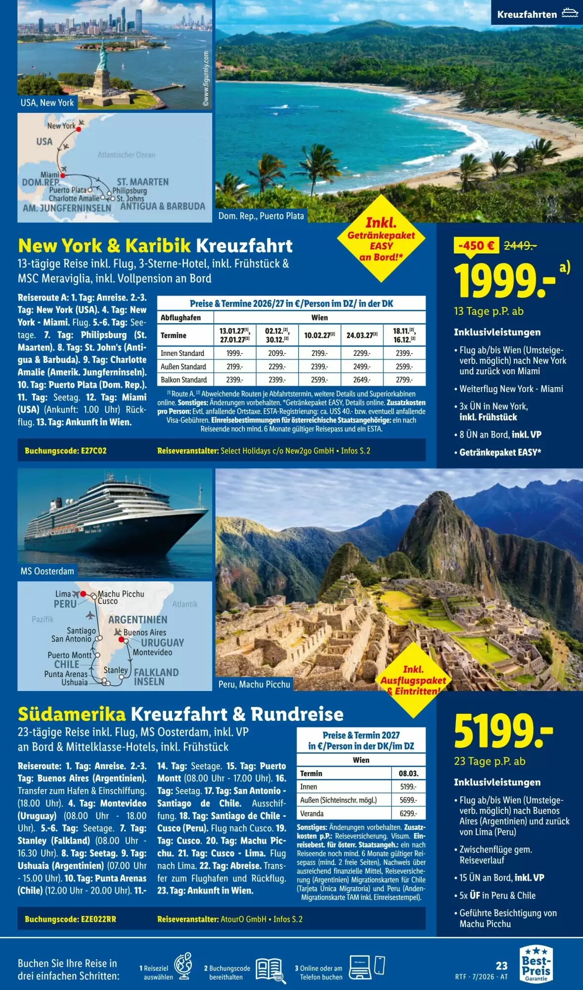 Lidl Reisen Flugblatt (ab 15.07.2026) - Angebote und Prospekt - Seite 23