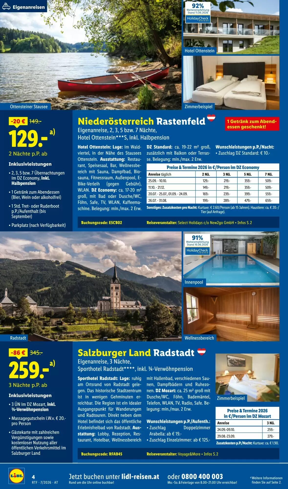 Lidl Reisen Flugblatt (ab 15.07.2026) - Angebote und Prospekt - Seite 4