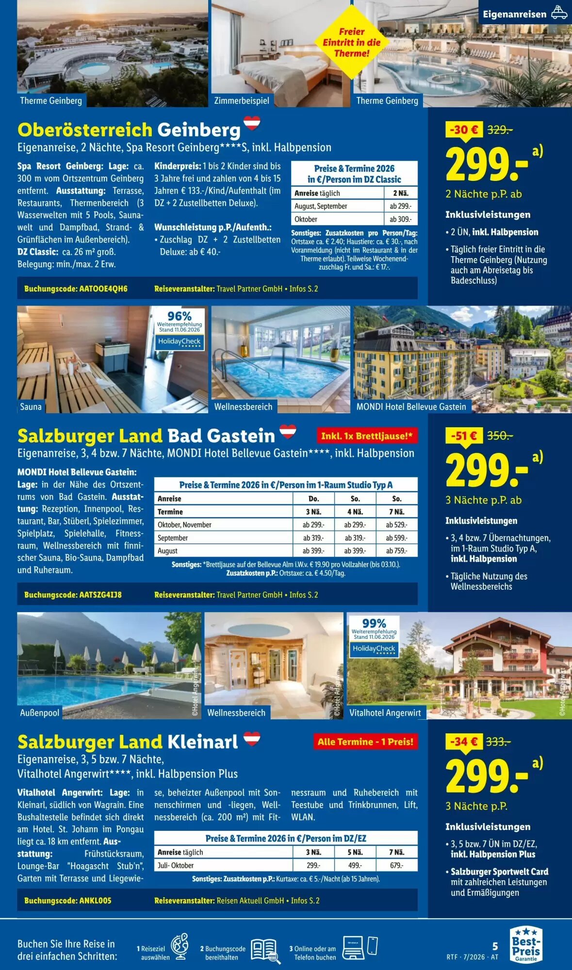 Lidl Reisen Flugblatt (ab 15.07.2026) - Angebote und Prospekt - Seite 5