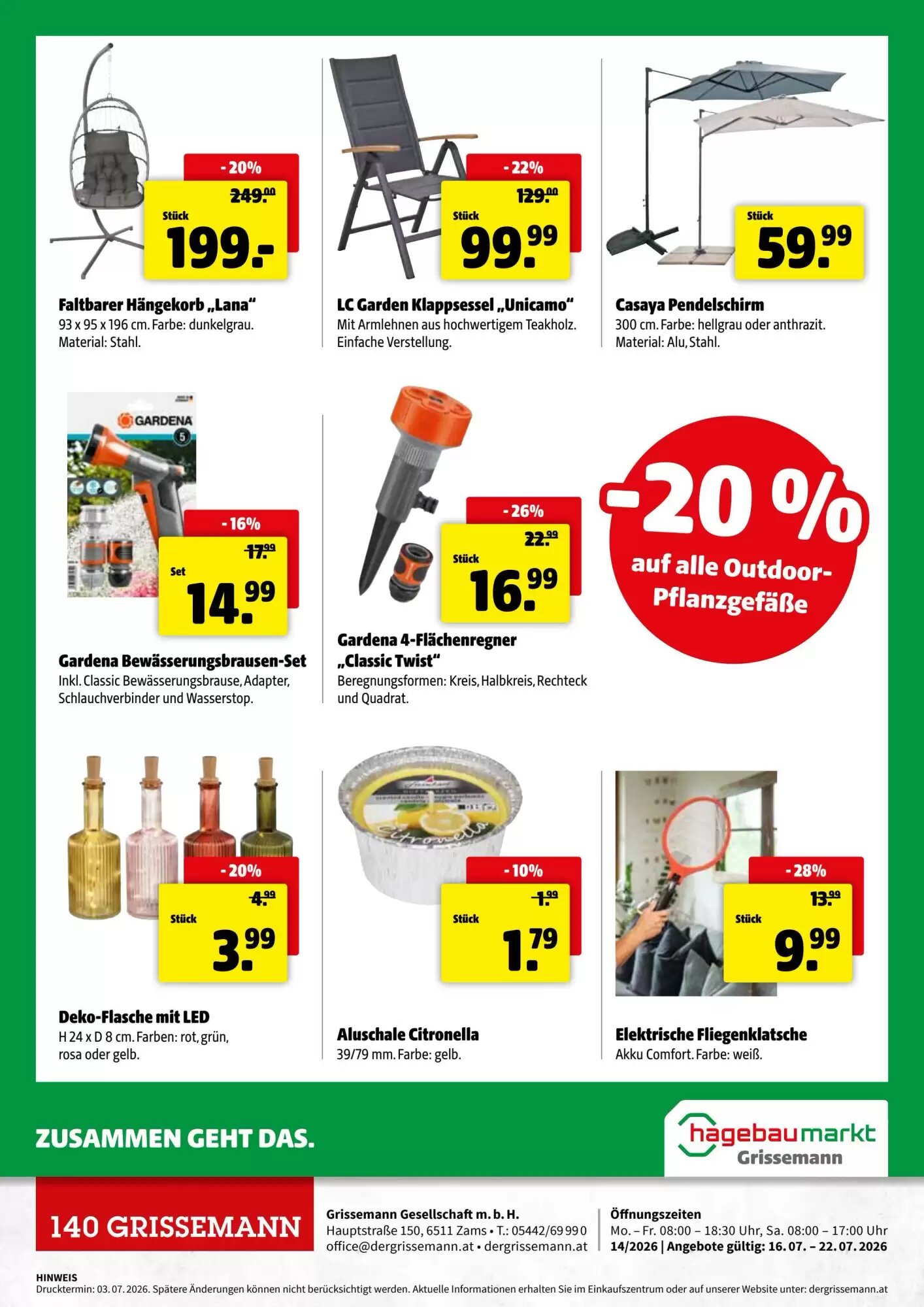 Der Grissemann Flugblatt (ab 16.07.2026) - Angebote und Prospekt - Seite 12