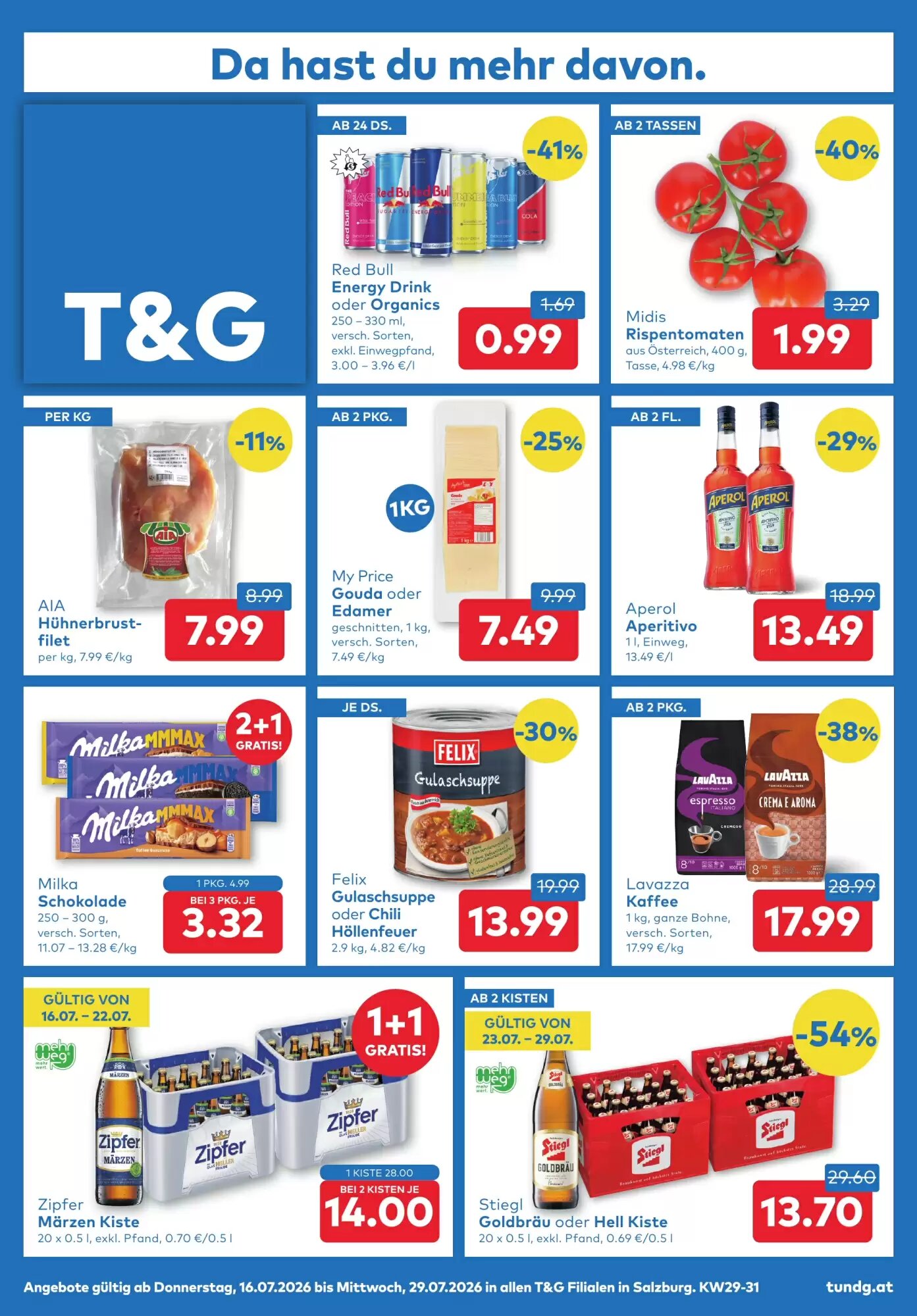 T&G Flugblatt (ab 16.07.2026) - Angebote und Prospekt - Seite 1