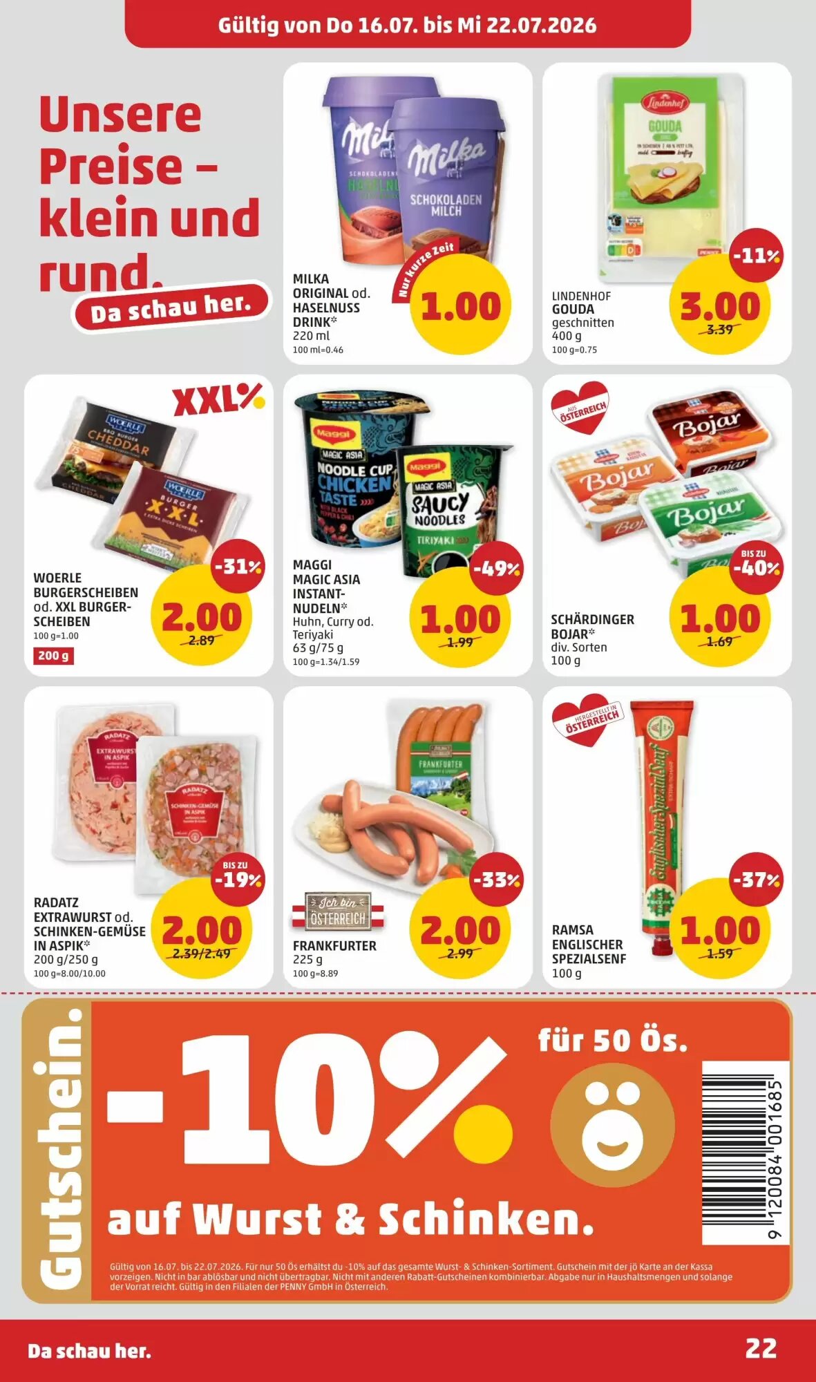 PENNY Flugblatt (ab 16.07.2026) - Angebote und Prospekt - Seite 22