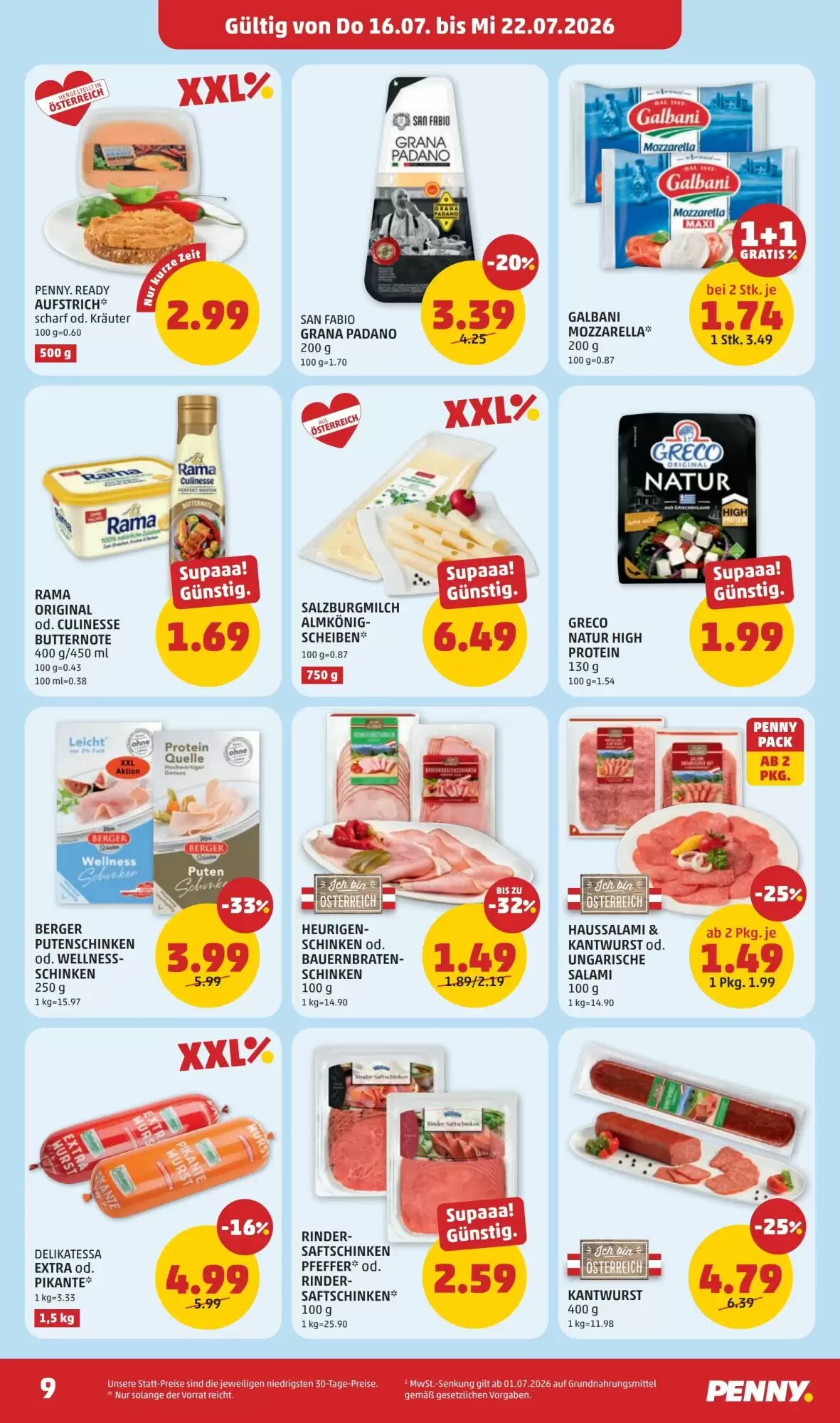 PENNY Flugblatt (ab 16.07.2026) - Angebote und Prospekt - Seite 9