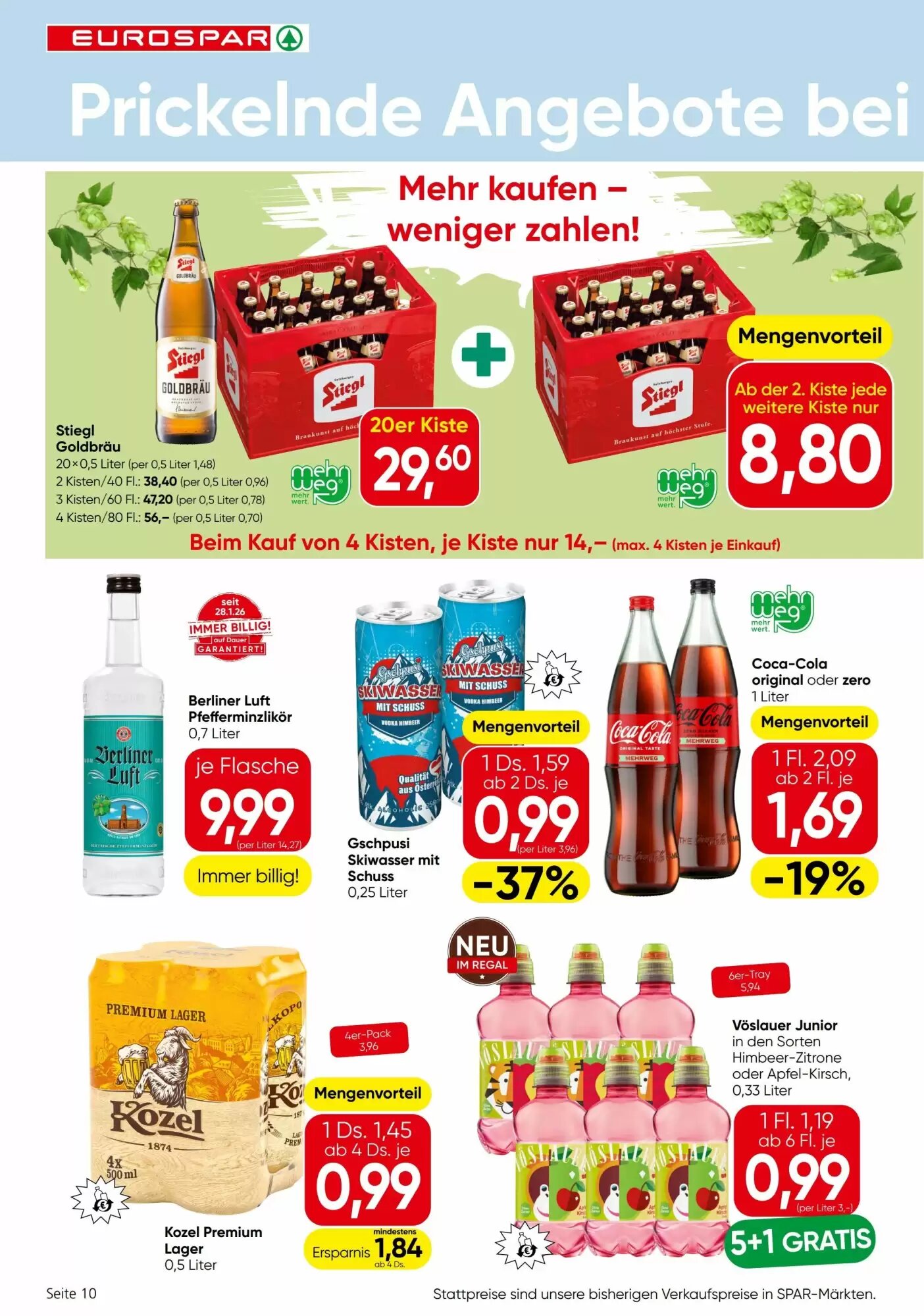 Eurospar Flugblatt (ab 16.07.2026) - Angebote und Prospekt - Seite 10