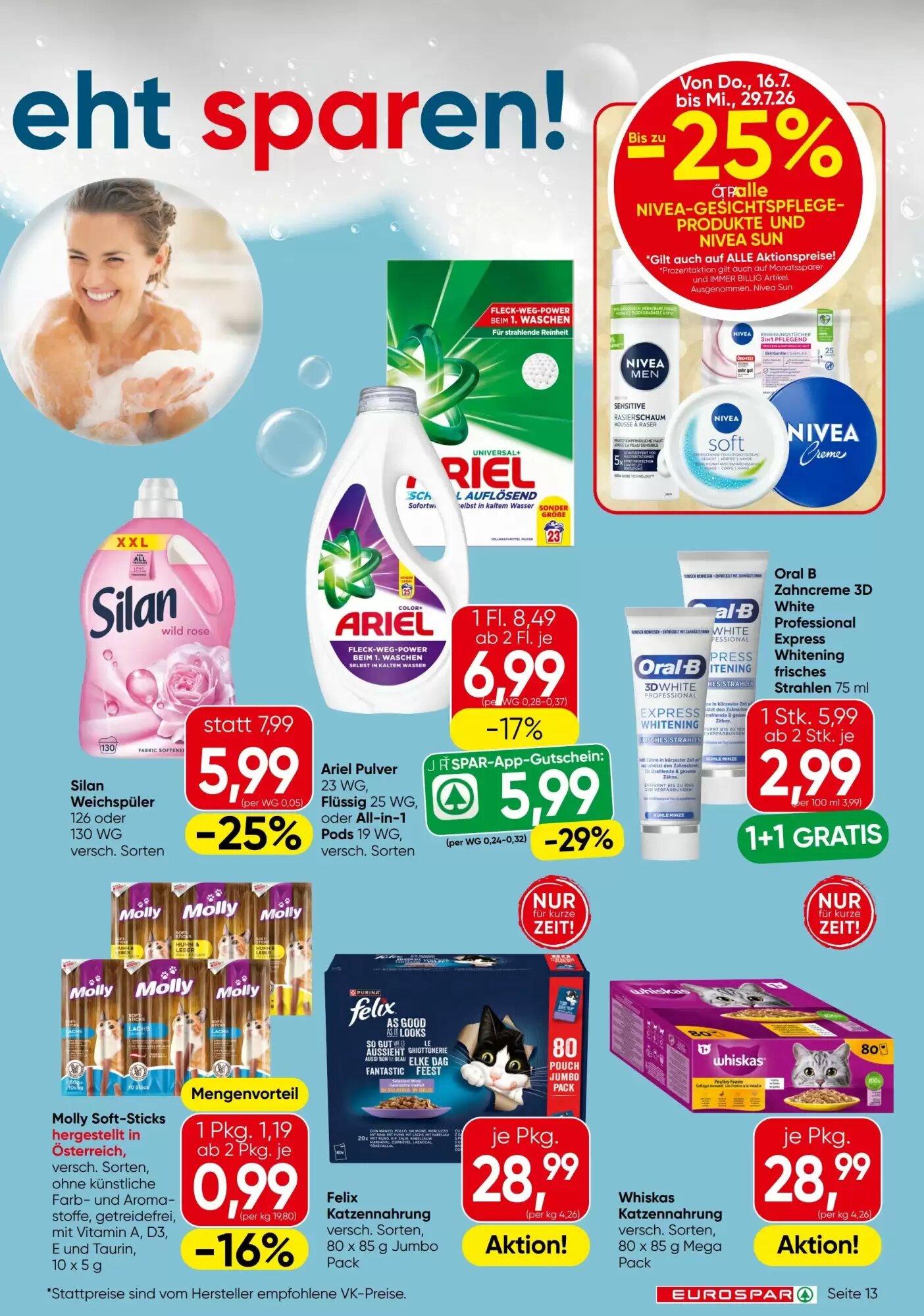 Eurospar Flugblatt (ab 16.07.2026) - Angebote und Prospekt - Seite 13