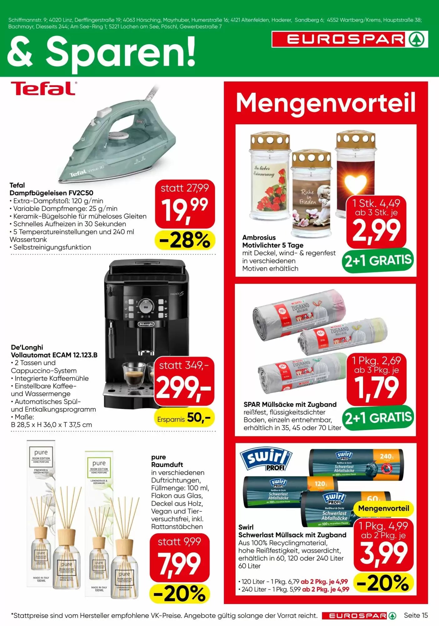 Eurospar Flugblatt (ab 16.07.2026) - Angebote und Prospekt - Seite 15
