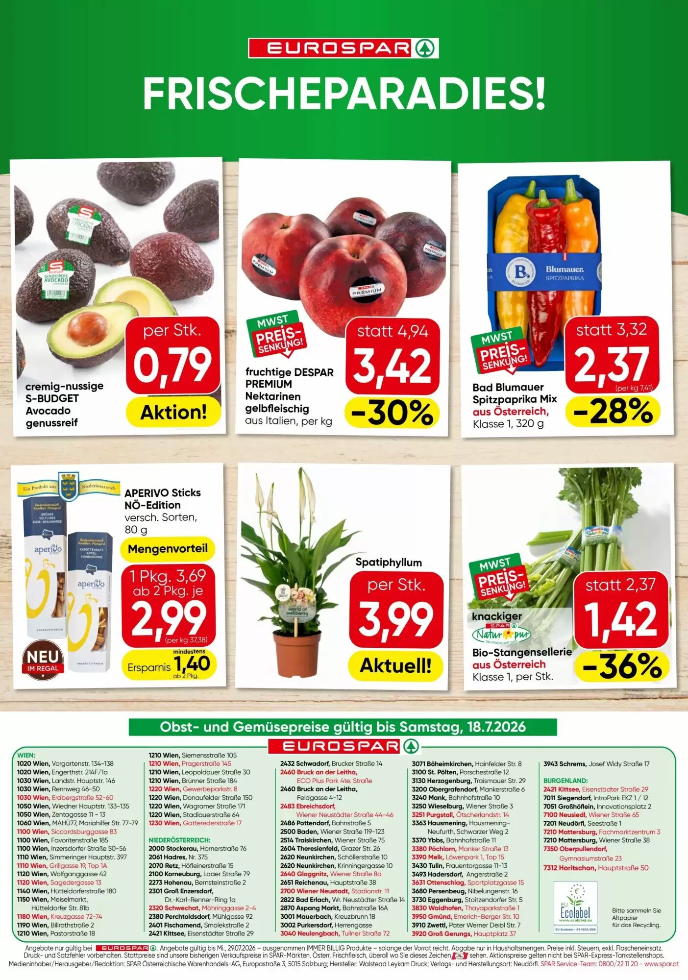 Eurospar Flugblatt (ab 16.07.2026) - Angebote und Prospekt - Seite 16