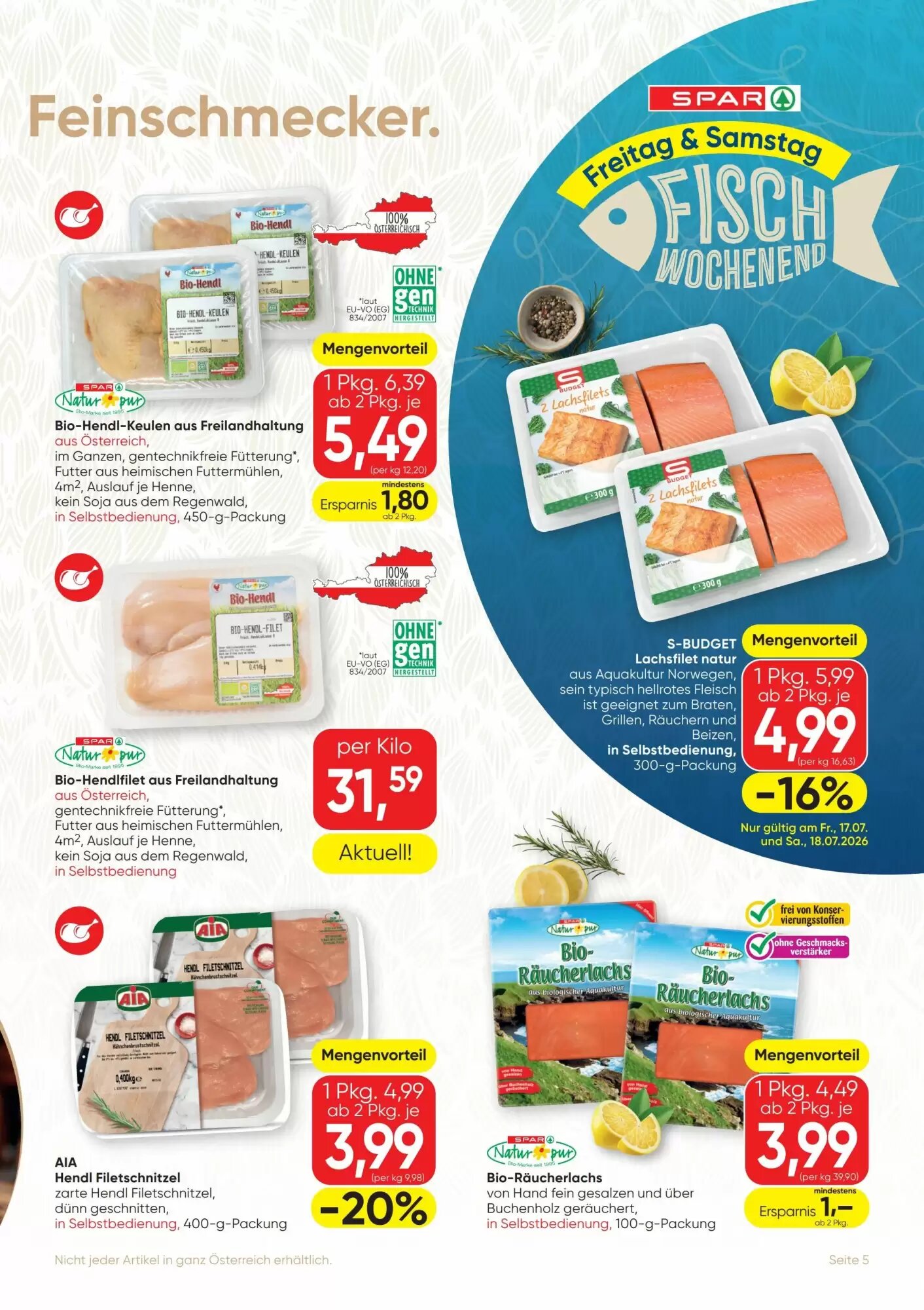 SPAR Gourmet Flugblatt (ab 16.07.2026) - Angebote und Prospekt - Seite 5