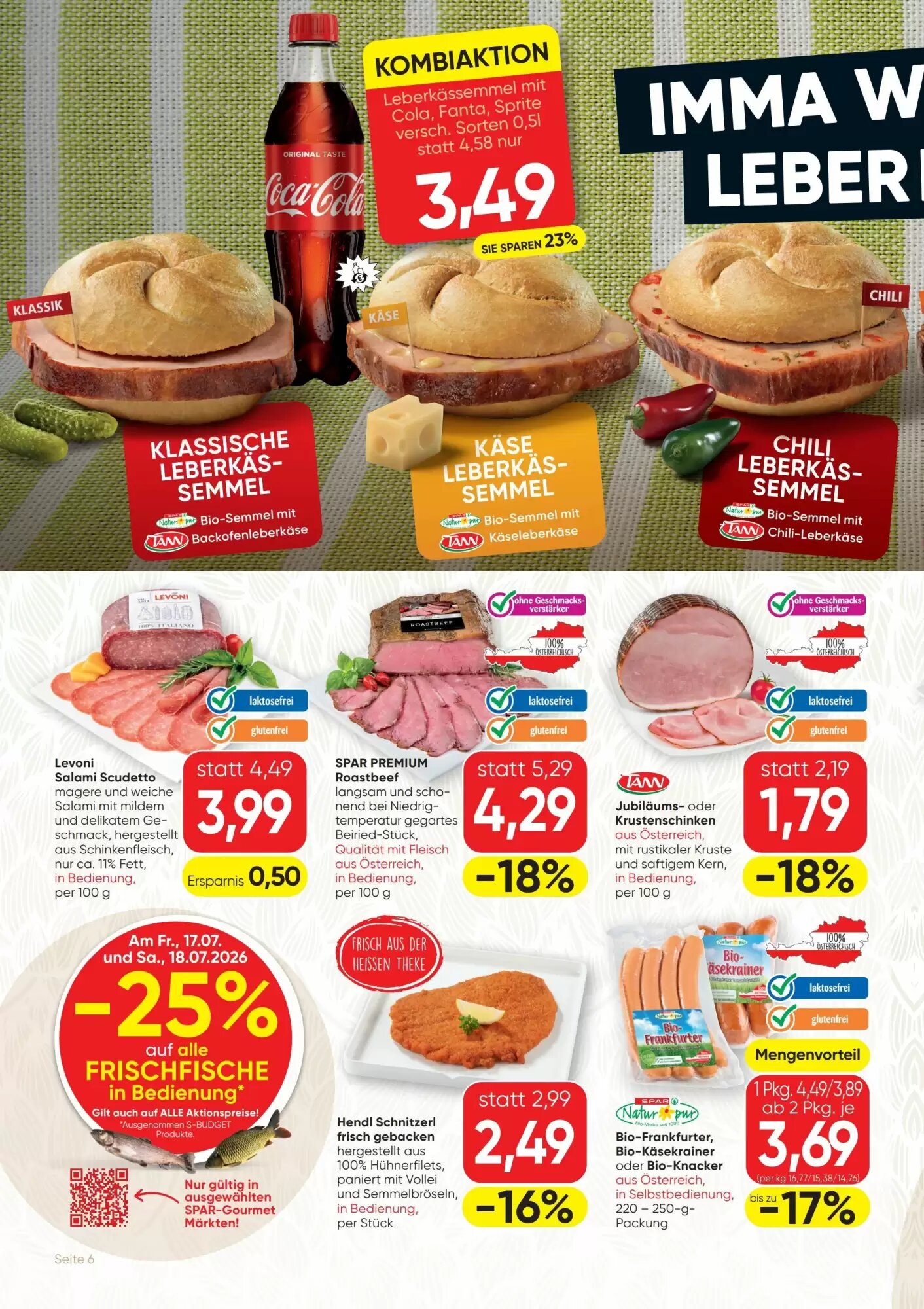 SPAR Gourmet Flugblatt (ab 16.07.2026) - Angebote und Prospekt - Seite 6
