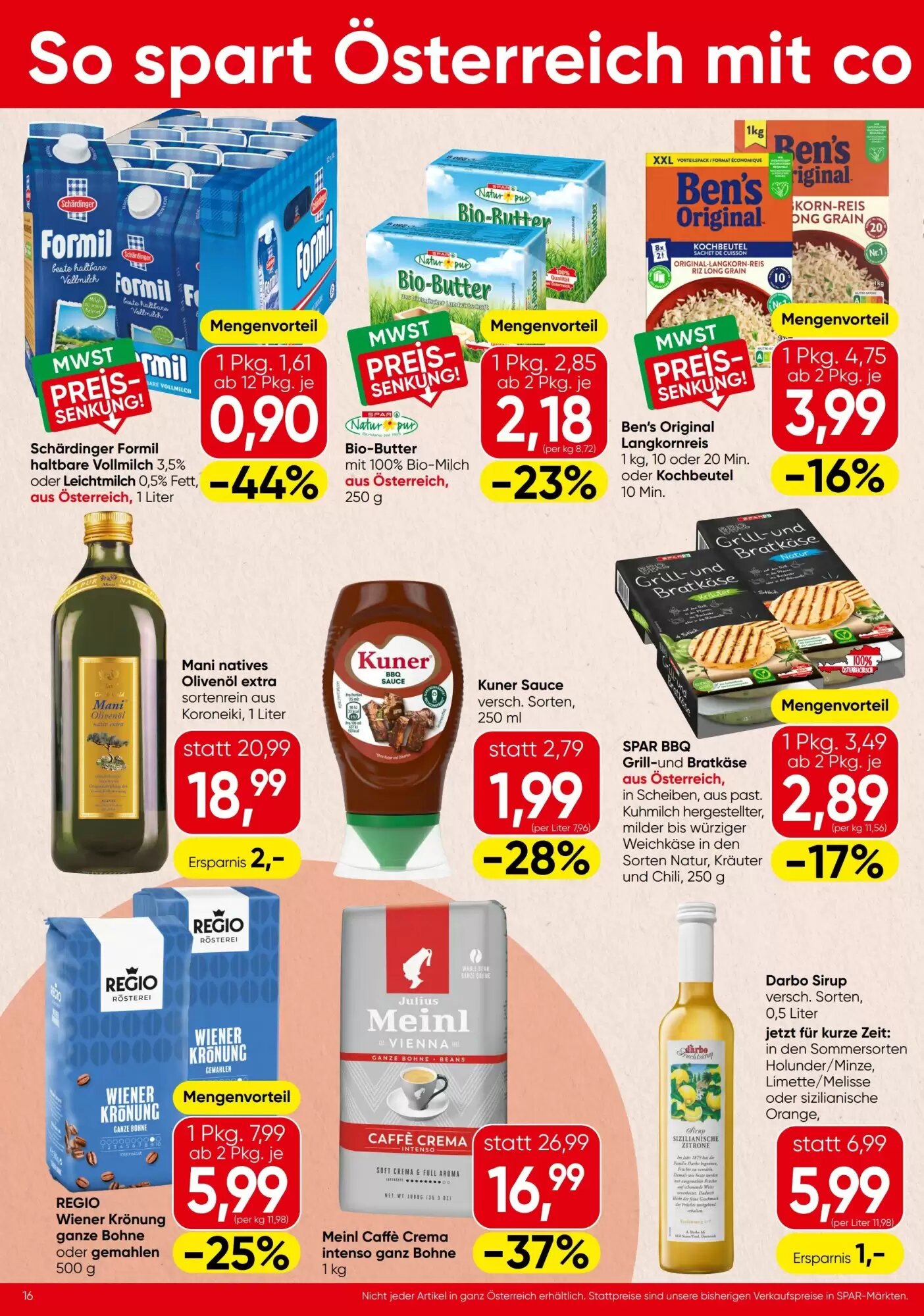 Spar Flugblatt (ab 16.07.2026) - Angebote und Prospekt - Seite 16