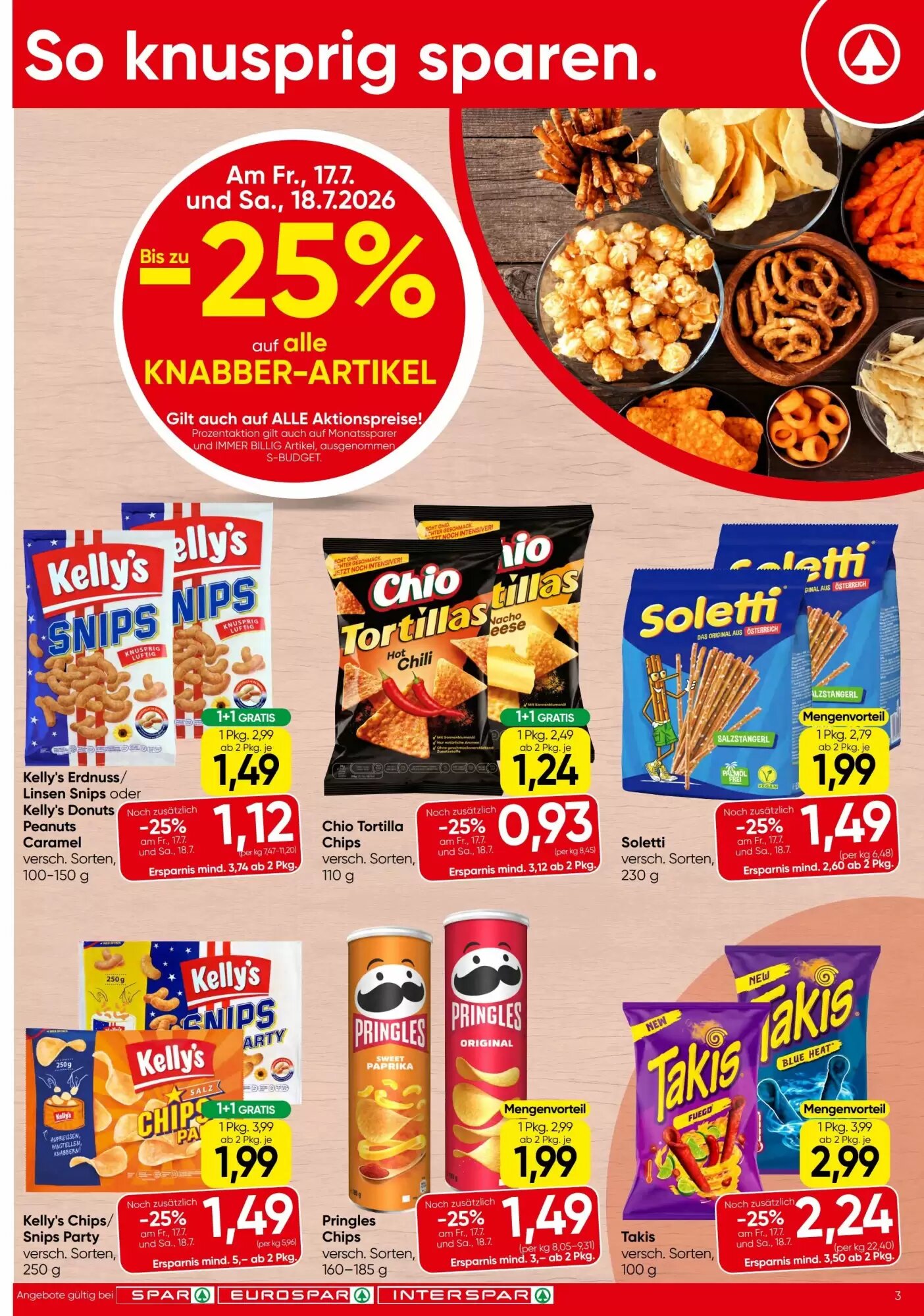 Spar Flugblatt (ab 16.07.2026) - Angebote und Prospekt - Seite 3