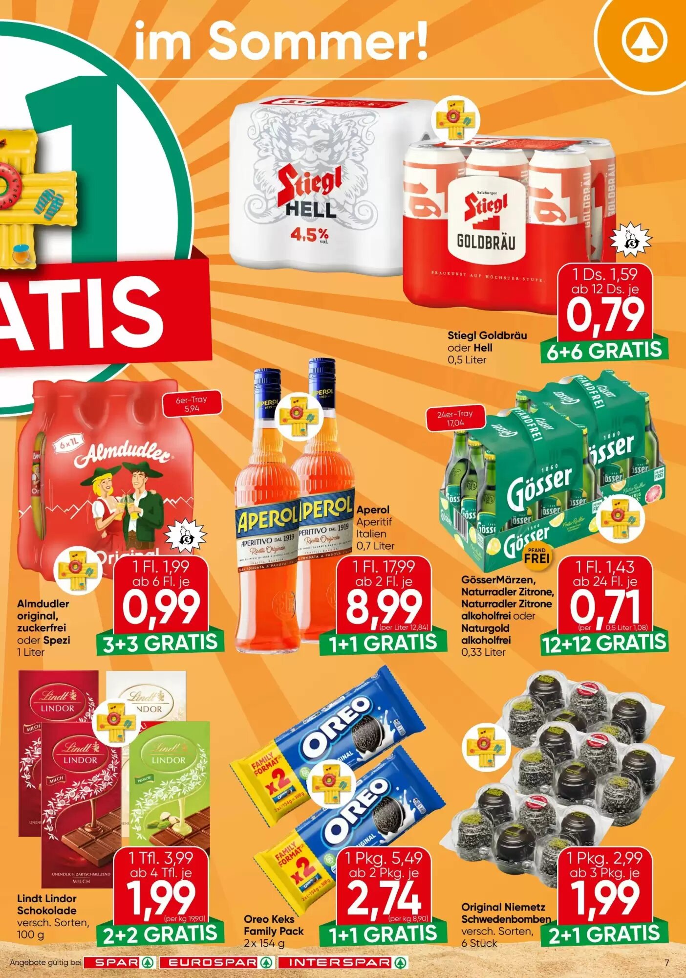 Spar Flugblatt (ab 16.07.2026) - Angebote und Prospekt - Seite 7