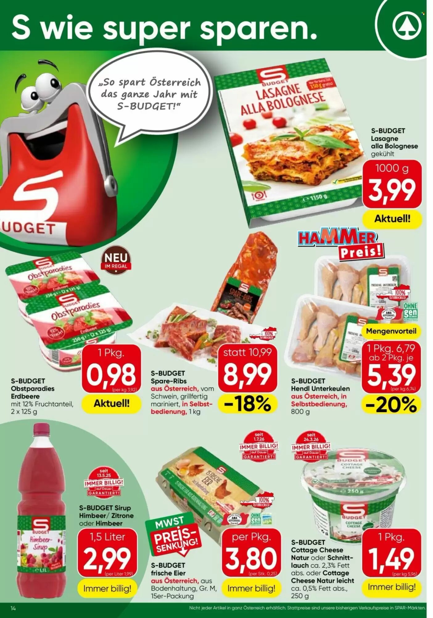 Eurospar Flugblatt (ab 16.07.2026) - Angebote und Prospekt - Seite 14