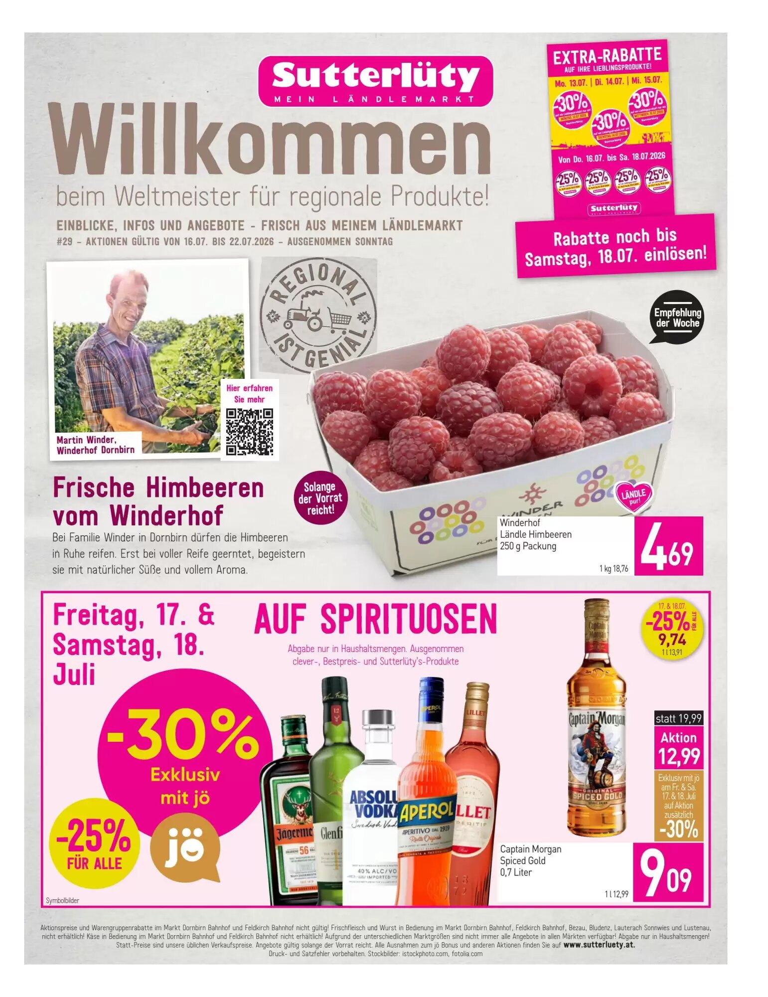 Sutterlüty Flugblatt (ab 16.07.2026) - Angebote und Prospekt - Seite 1