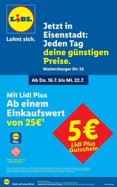Lidl Flugblatt (ab 16.07.2026) - Angebote und Prospekt