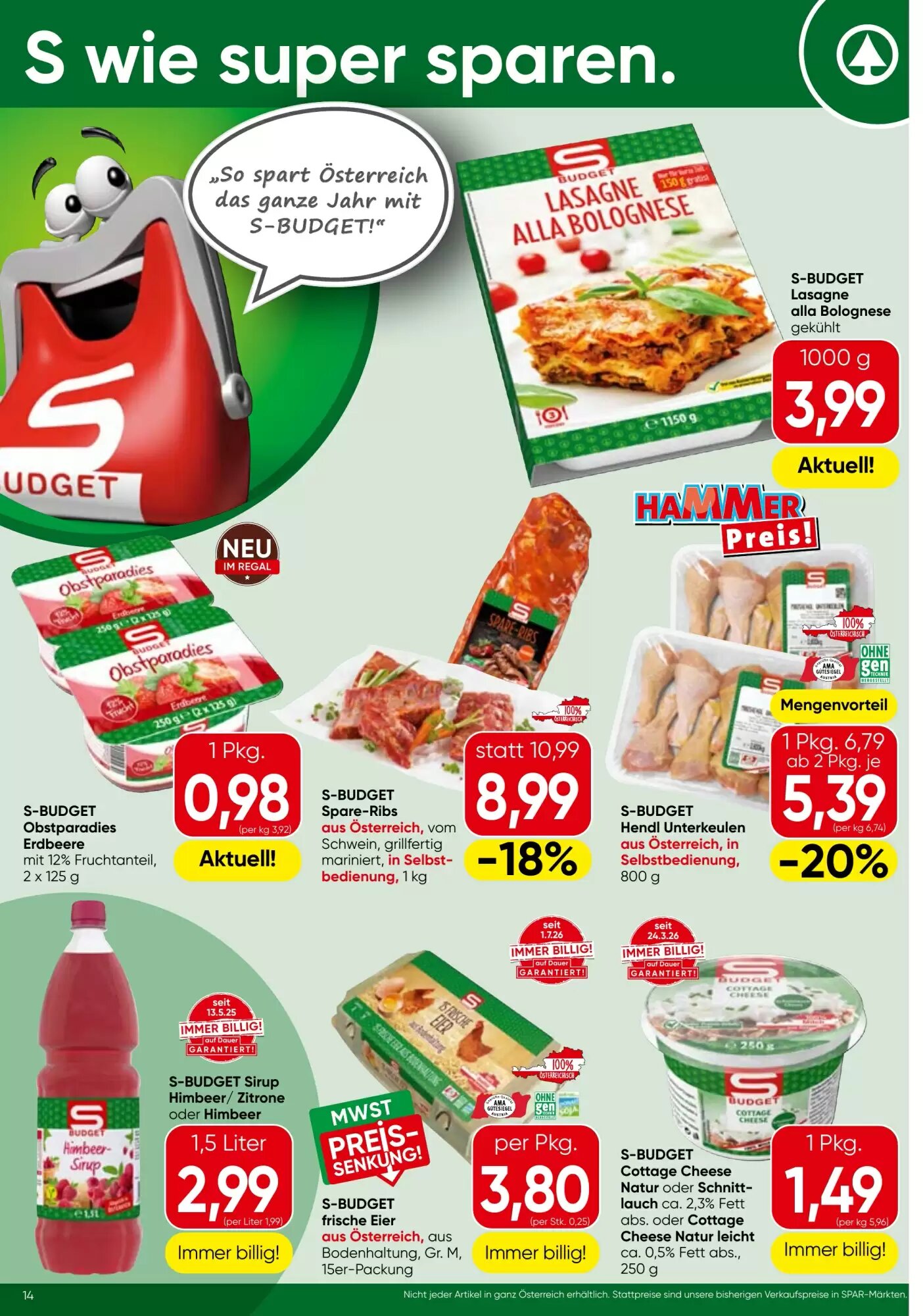 Strasser Markt Flugblatt (ab 16.07.2026) - Angebote und Prospekt - Seite 14