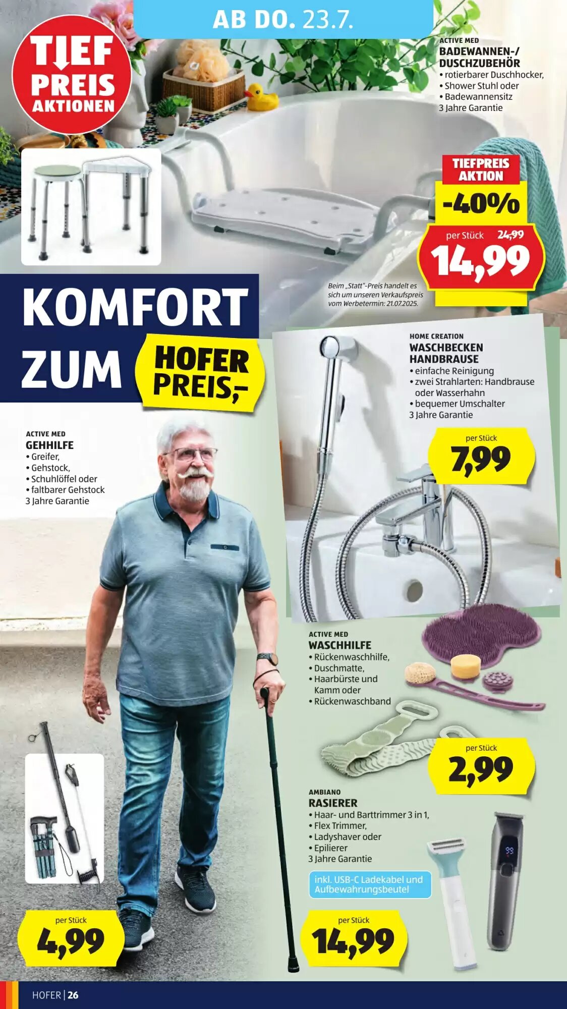 Hofer Flugblatt (ab 17.07.2026) - Angebote und Prospekt - Seite 32