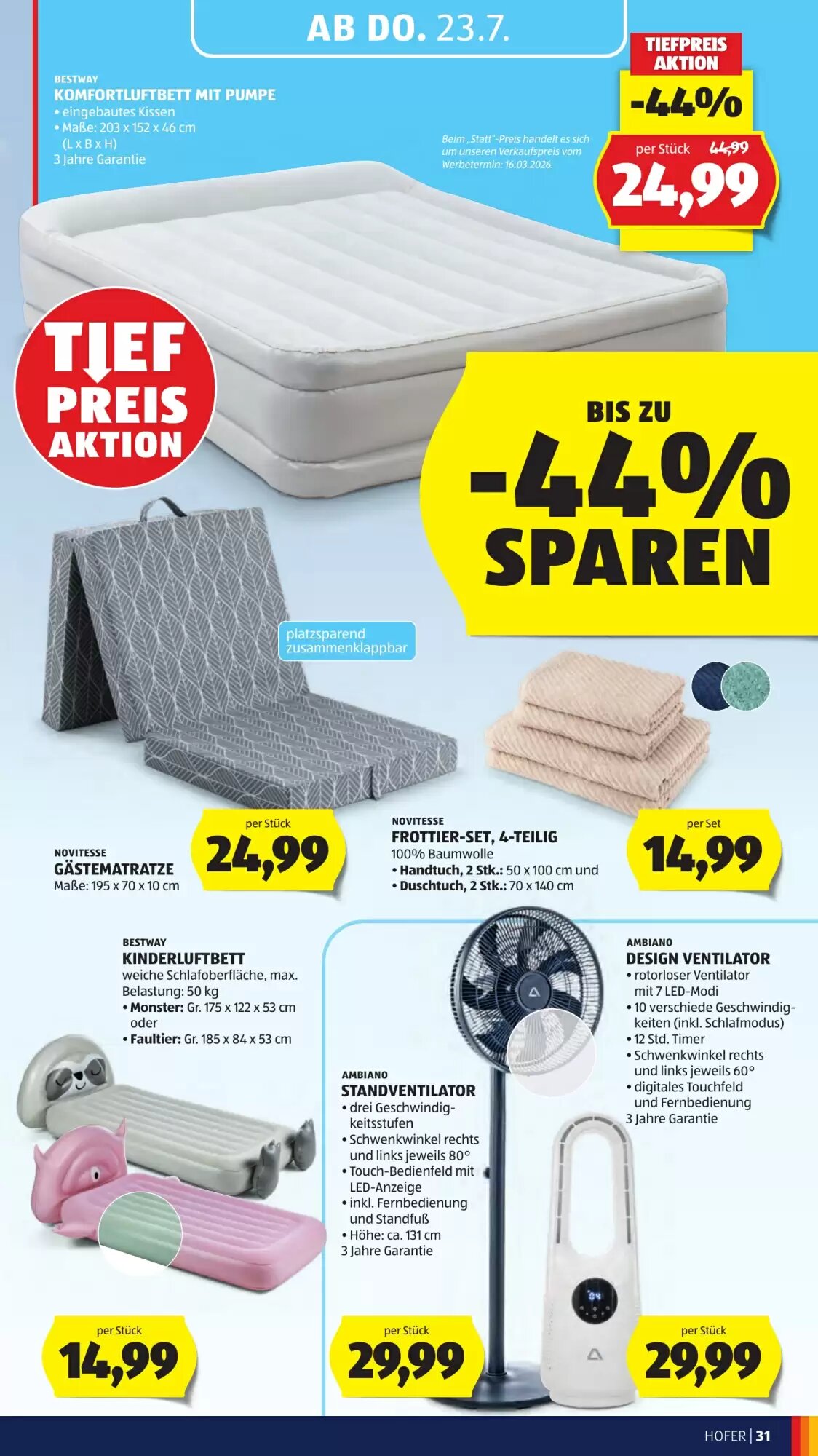Hofer Flugblatt (ab 17.07.2026) - Angebote und Prospekt - Seite 37